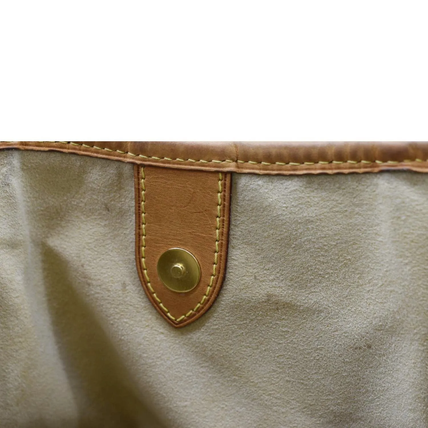 LOUIS VUITTON Galliera PM Monogram Canvas Shoulder Bag Brown