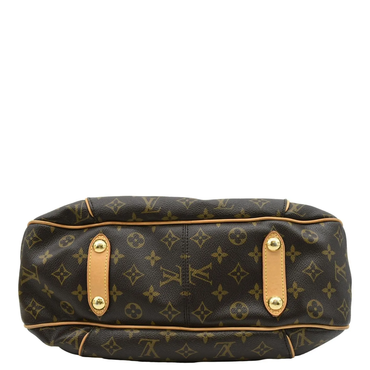 LOUIS VUITTON Galliera PM Monogram Canvas Shoulder Bag Brown