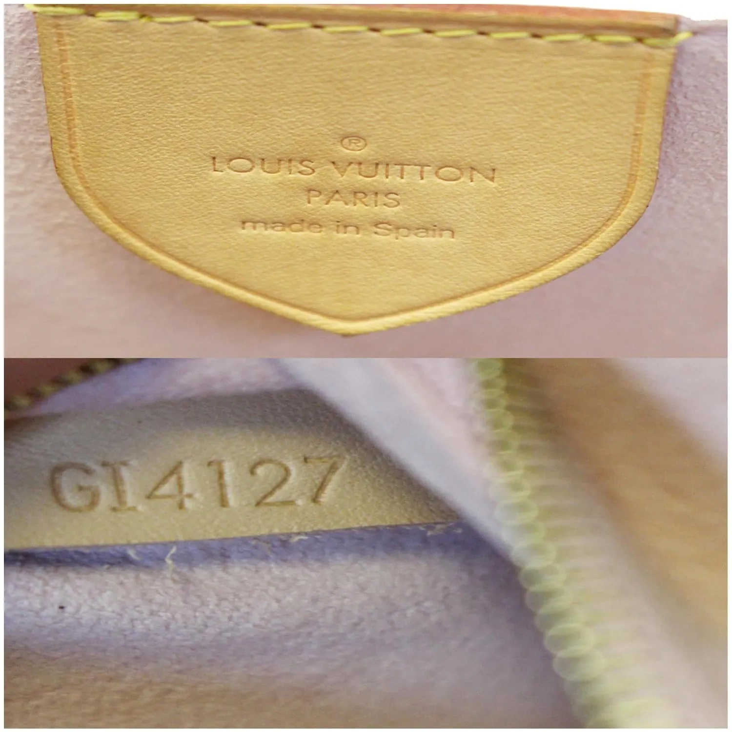 LOUIS VUITTON Girolata Damier Azur Shoulder Bag White