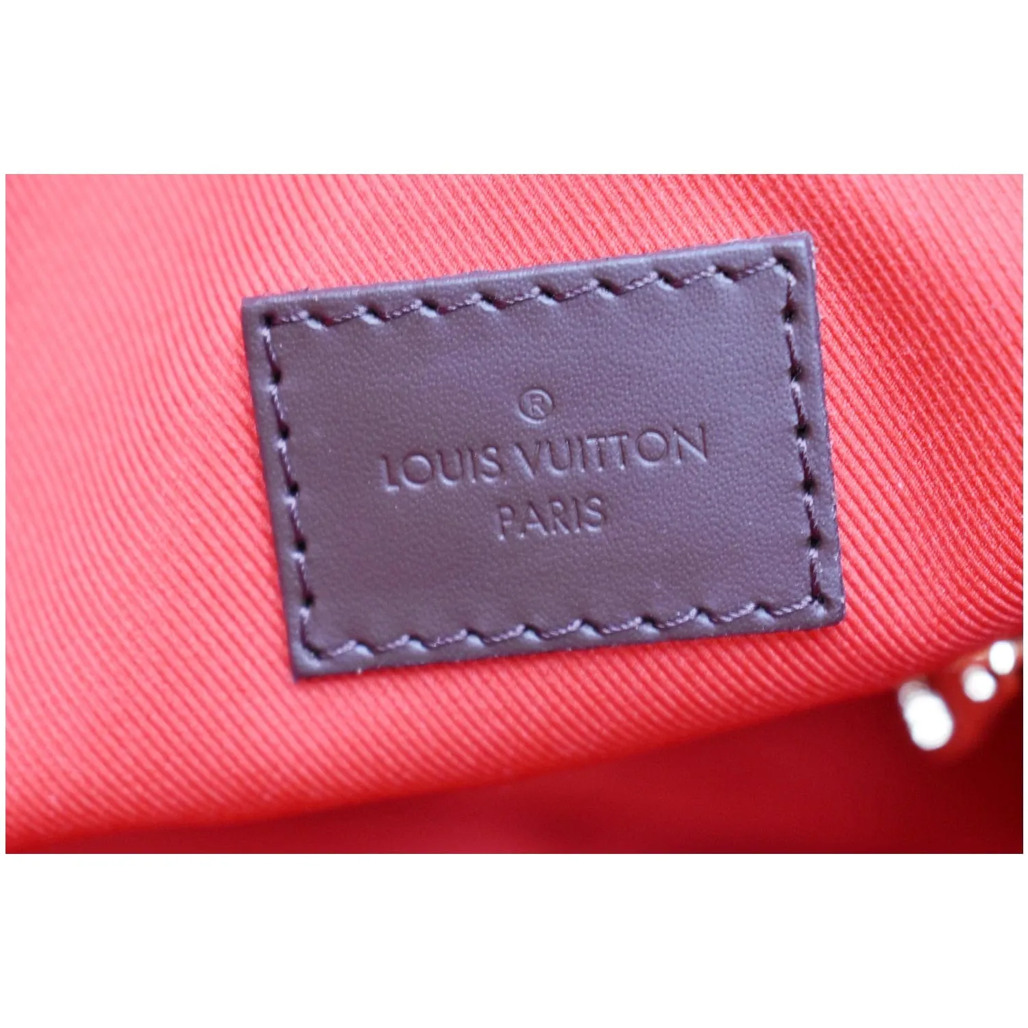 LOUIS VUITTON Graceful MM Damier Ebene Shoulder Bag Brown