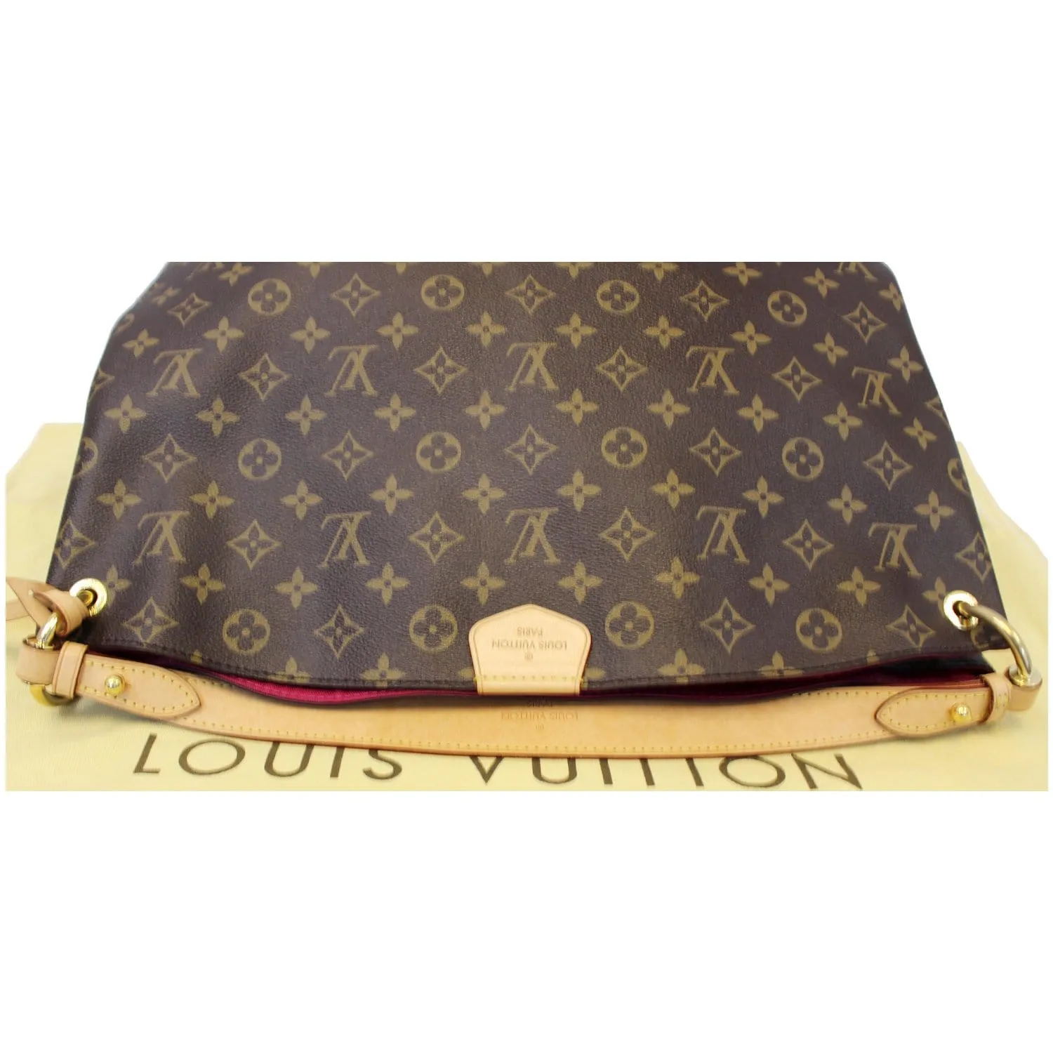 LOUIS VUITTON Graceful MM Monogram Canvas Shoulder Bag