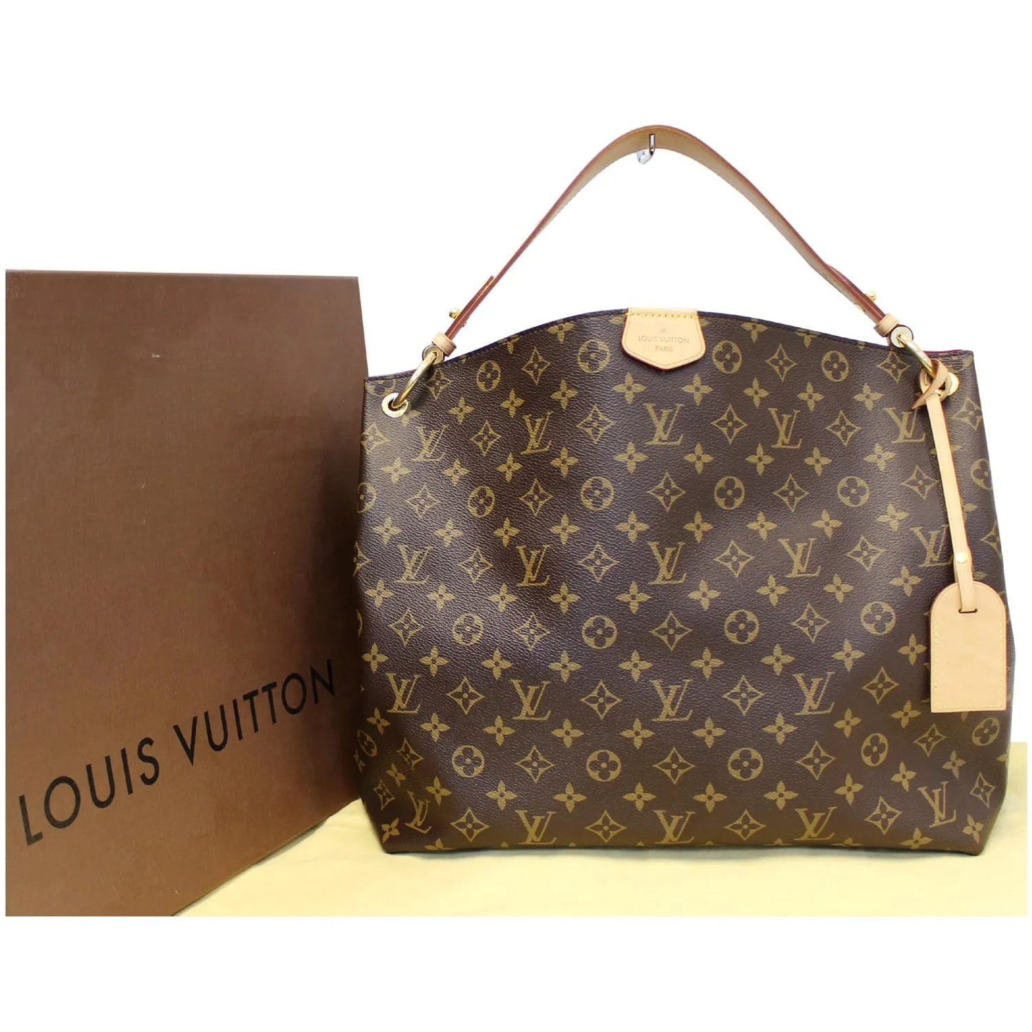 LOUIS VUITTON Graceful MM Monogram Canvas Shoulder Bag
