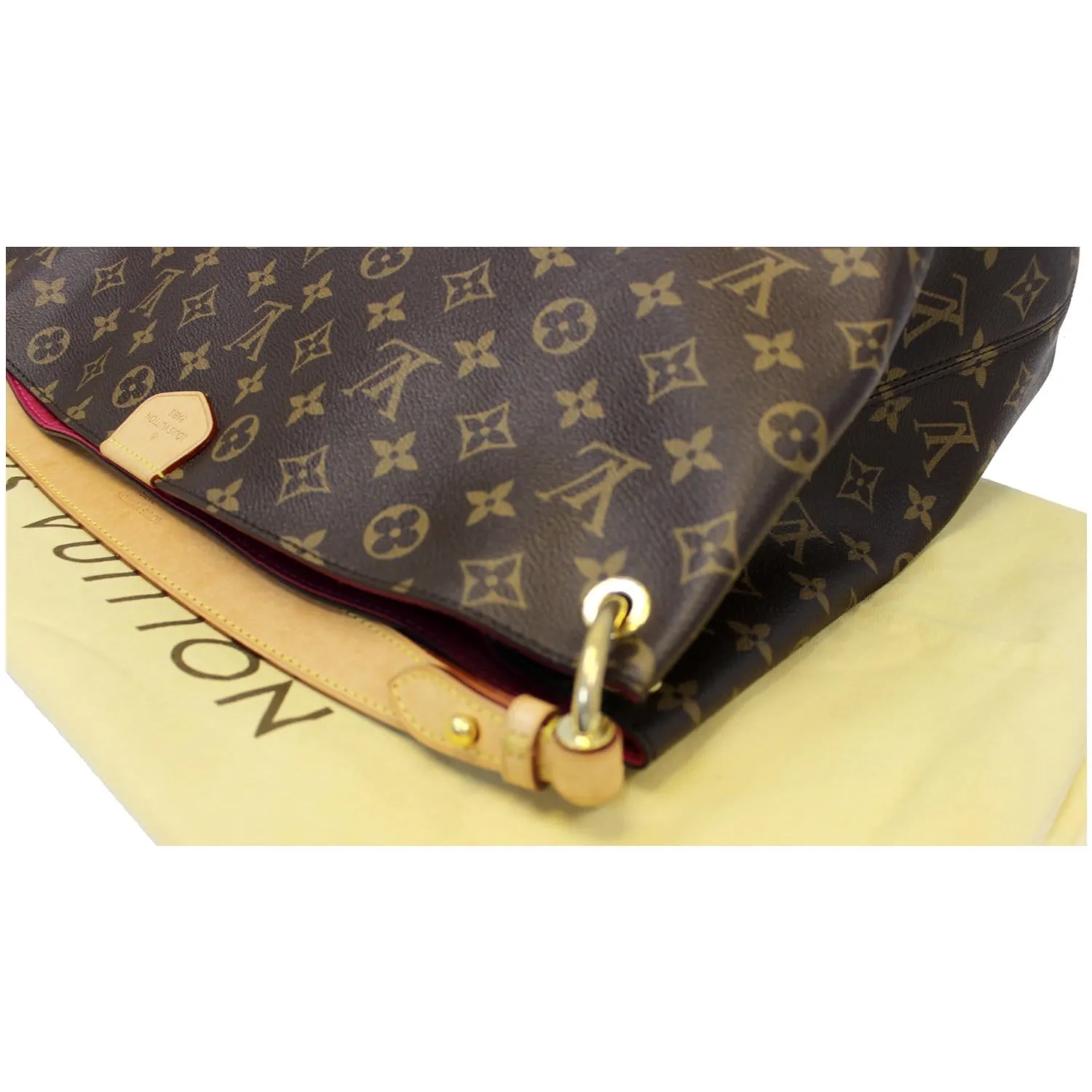 LOUIS VUITTON Graceful MM Monogram Canvas Shoulder Bag