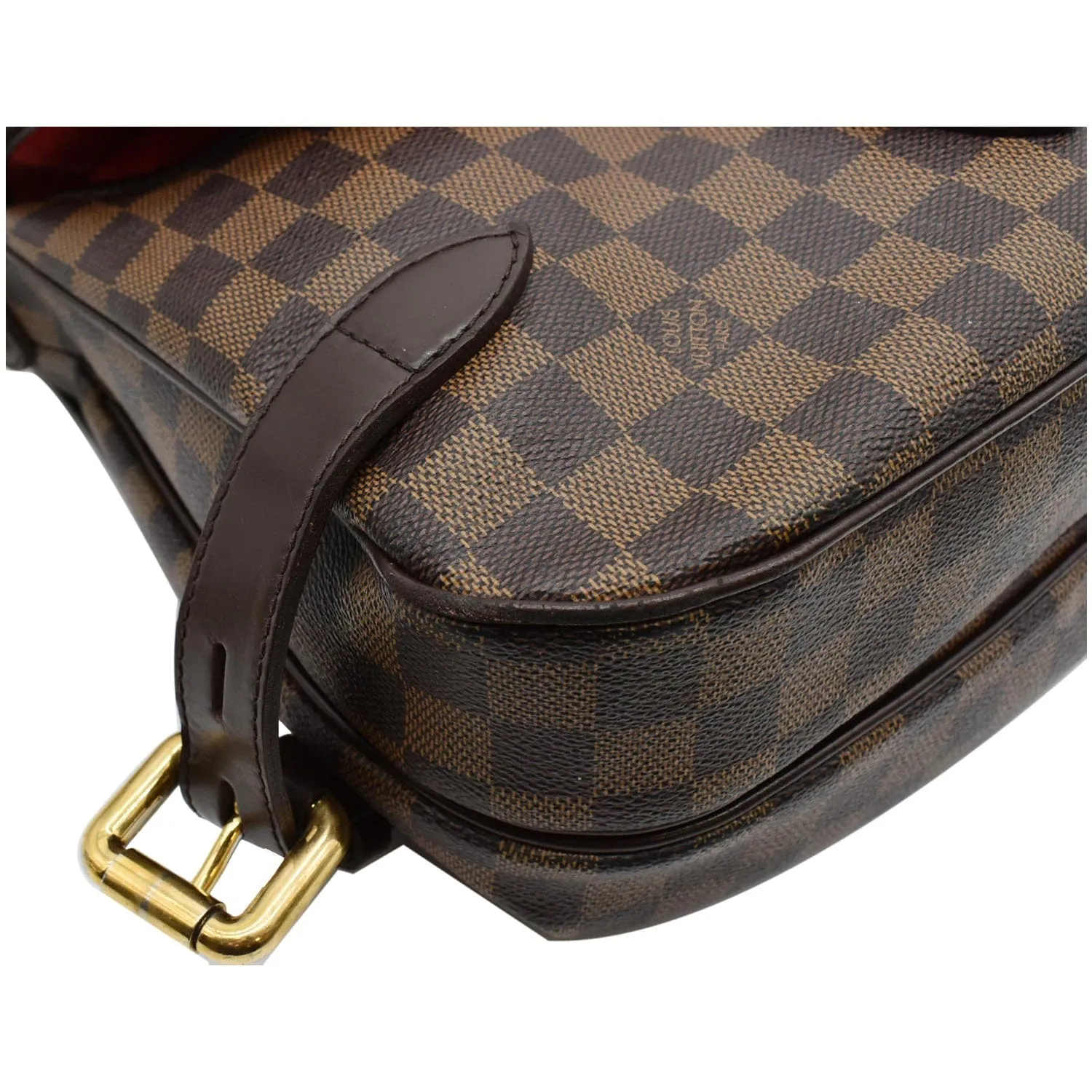 LOUIS VUITTON Highbury Damier Ebene Shoulder Bag Brown