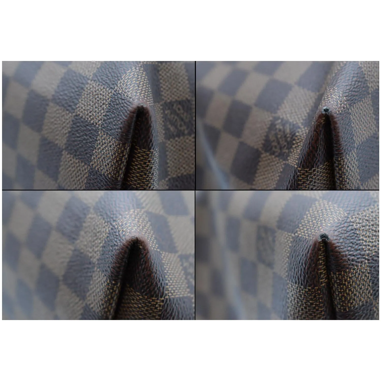 LOUIS VUITTON Iena MM Damier Ebene Shoulder Bag Brown