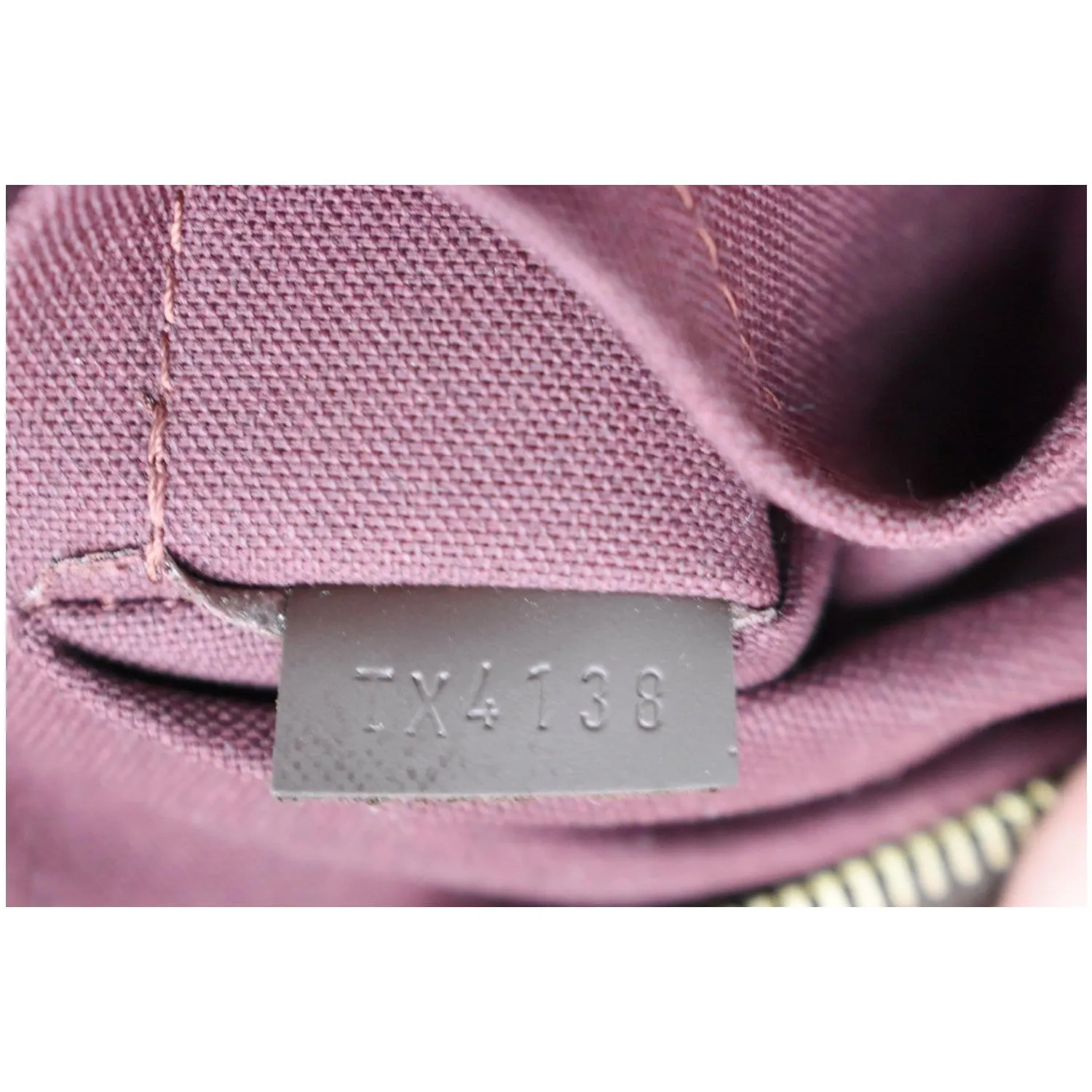 LOUIS VUITTON Iena MM Damier Ebene Shoulder Bag Brown
