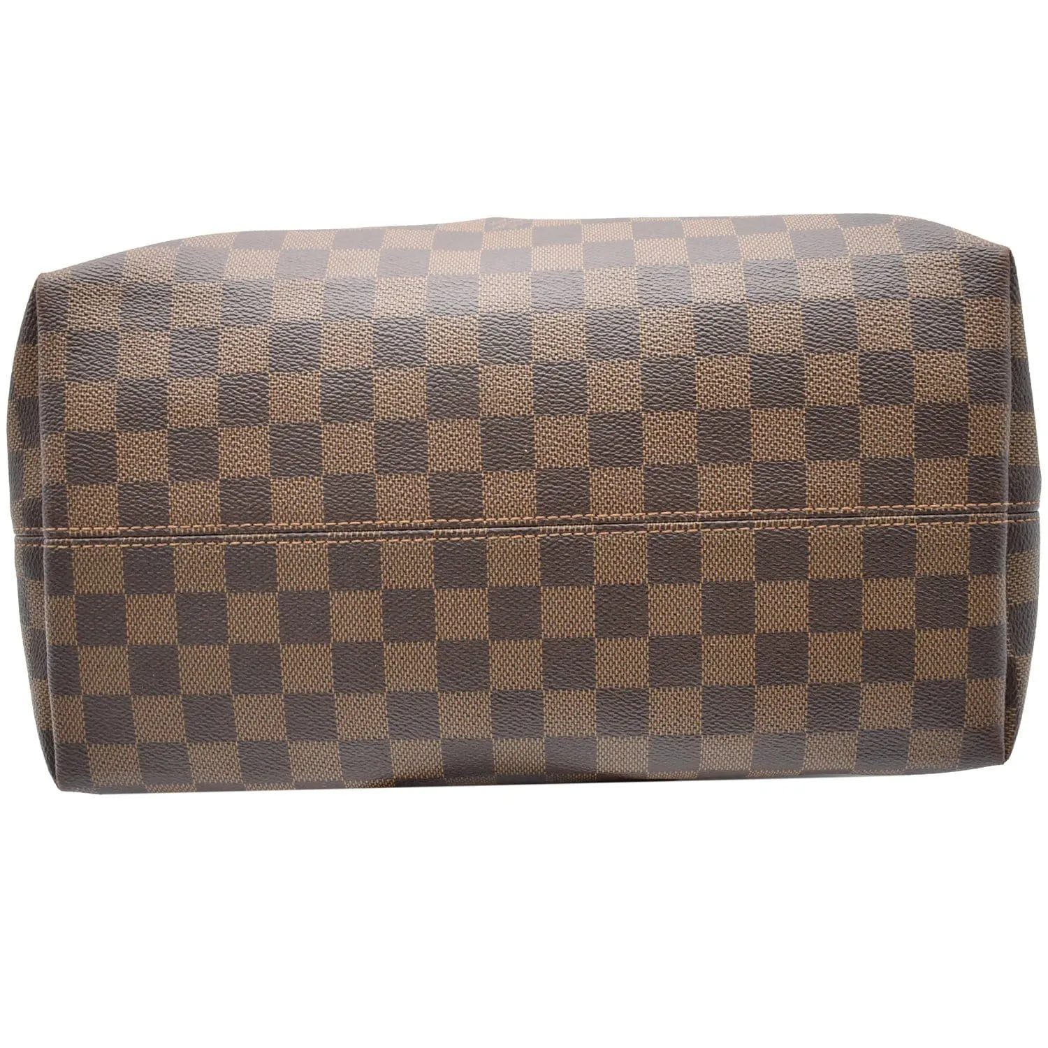 LOUIS VUITTON Iena MM Damier Ebene Shoulder Bag Brown