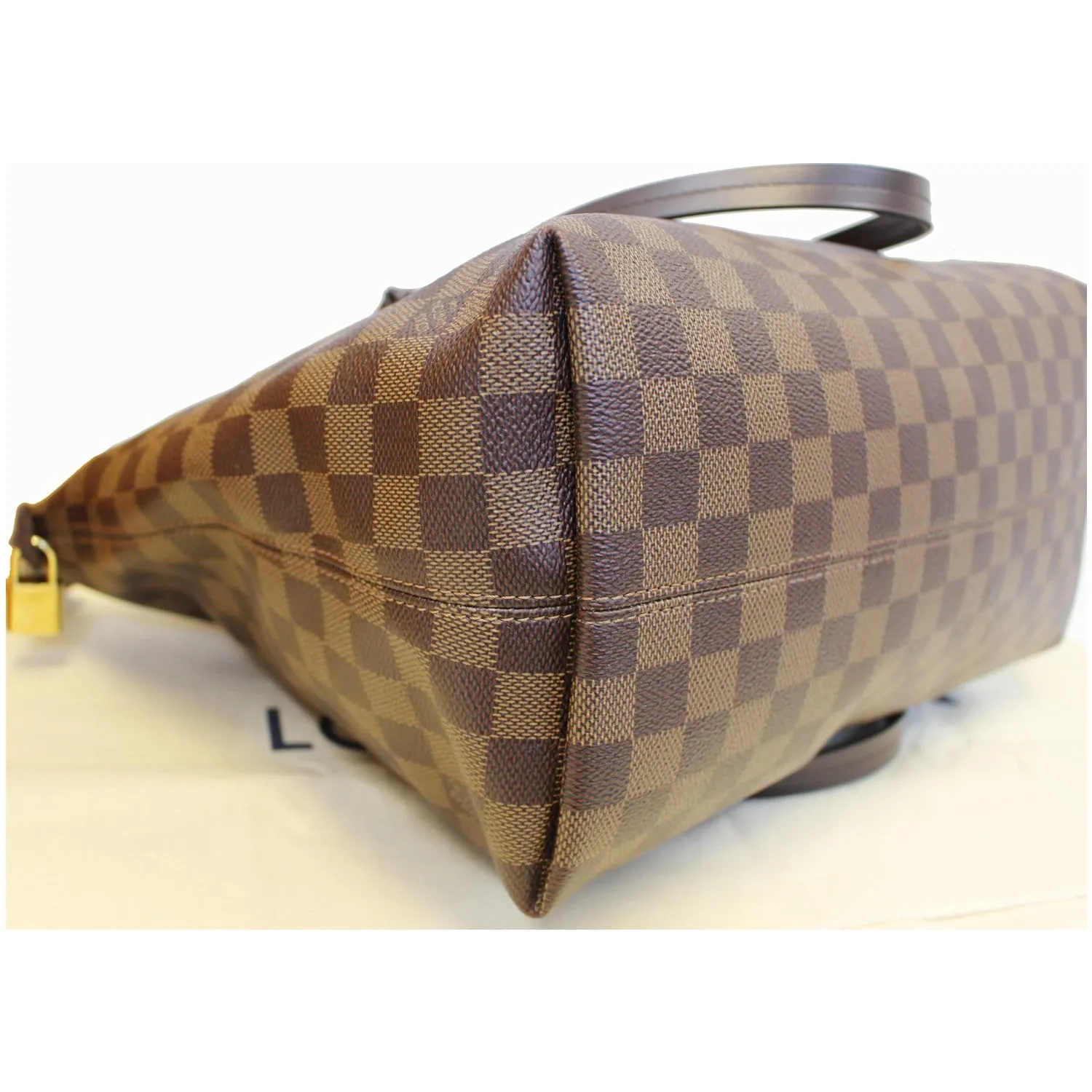 LOUIS VUITTON Iena PM Damier Ebene Shoulder Bag Brown