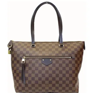 LOUIS VUITTON Iena PM Damier Ebene Shoulder Bag Brown