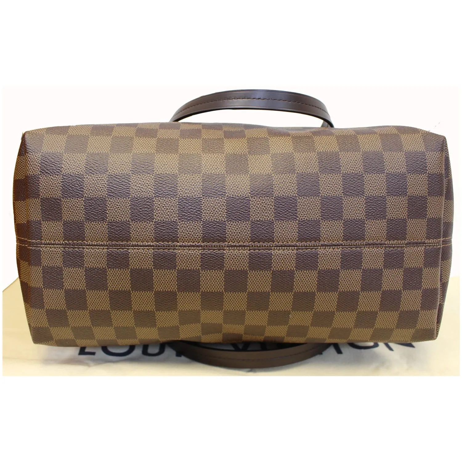 LOUIS VUITTON Iena PM Damier Ebene Shoulder Bag Brown
