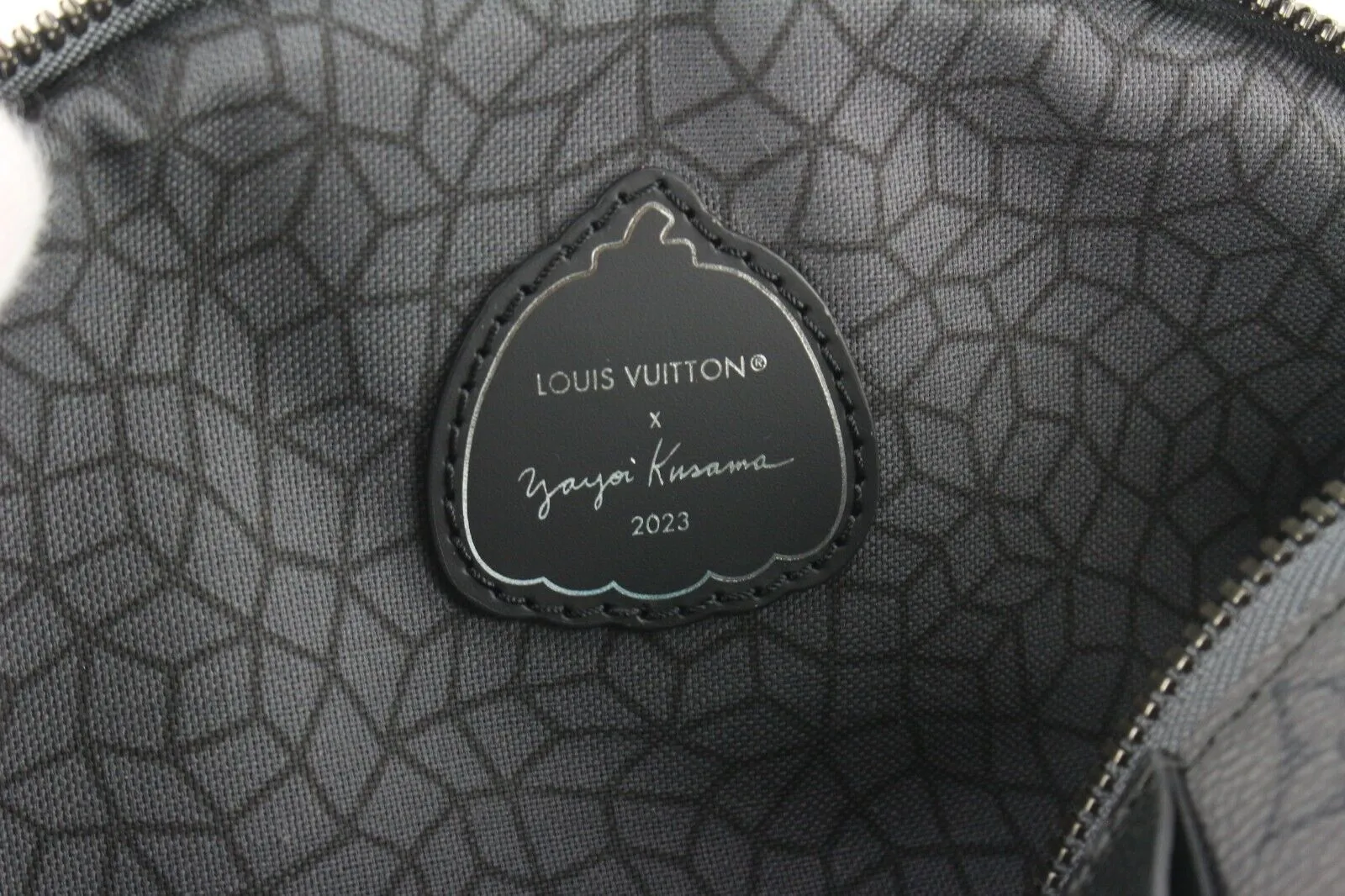 Louis Vuitton Kusama Reverse Monogram Eclipse Bumbag Maxi 3L0407C
