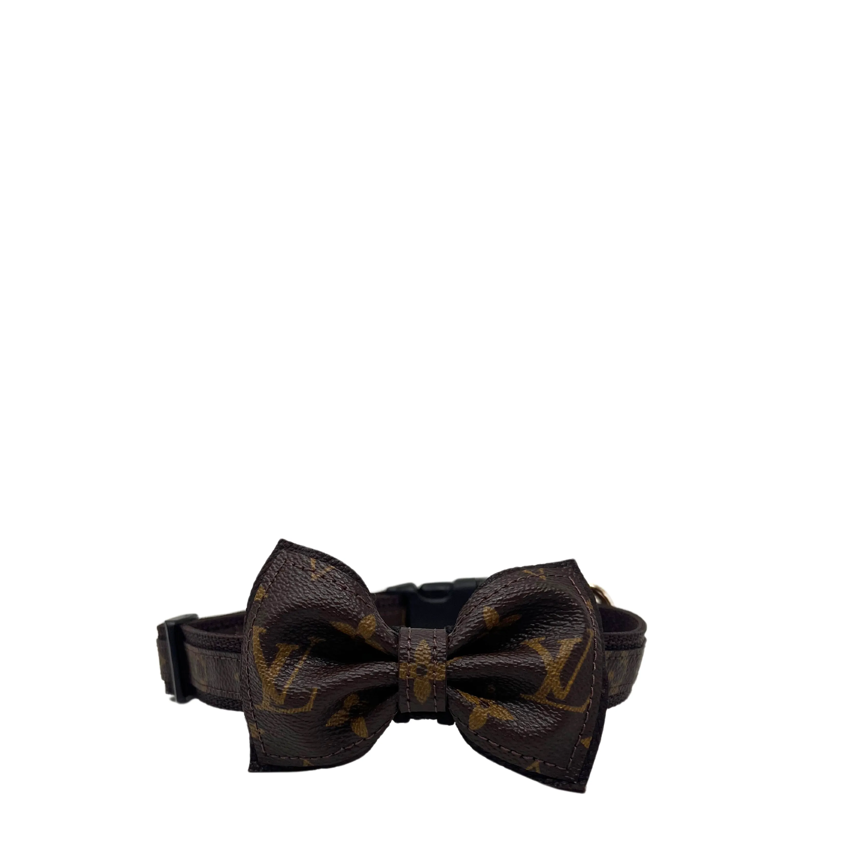Louis Vuitton Luxury Repurposed Dog Collars