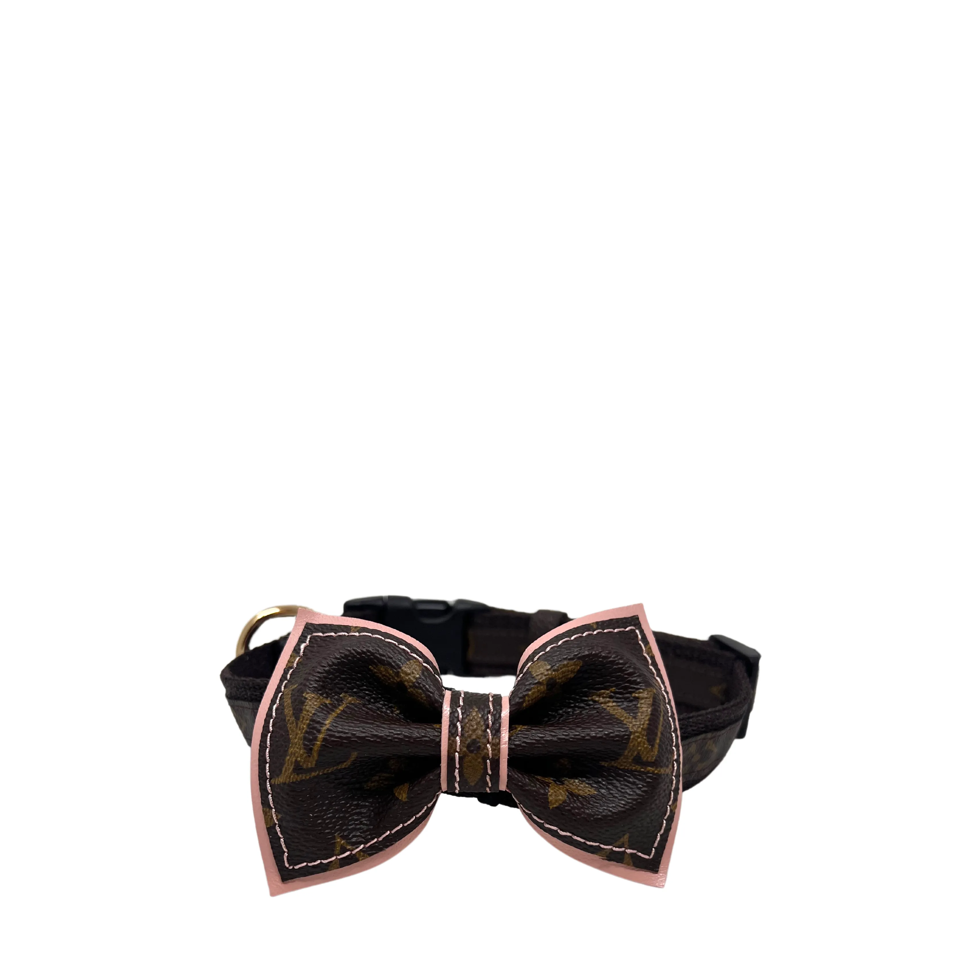 Louis Vuitton Luxury Repurposed Dog Collars
