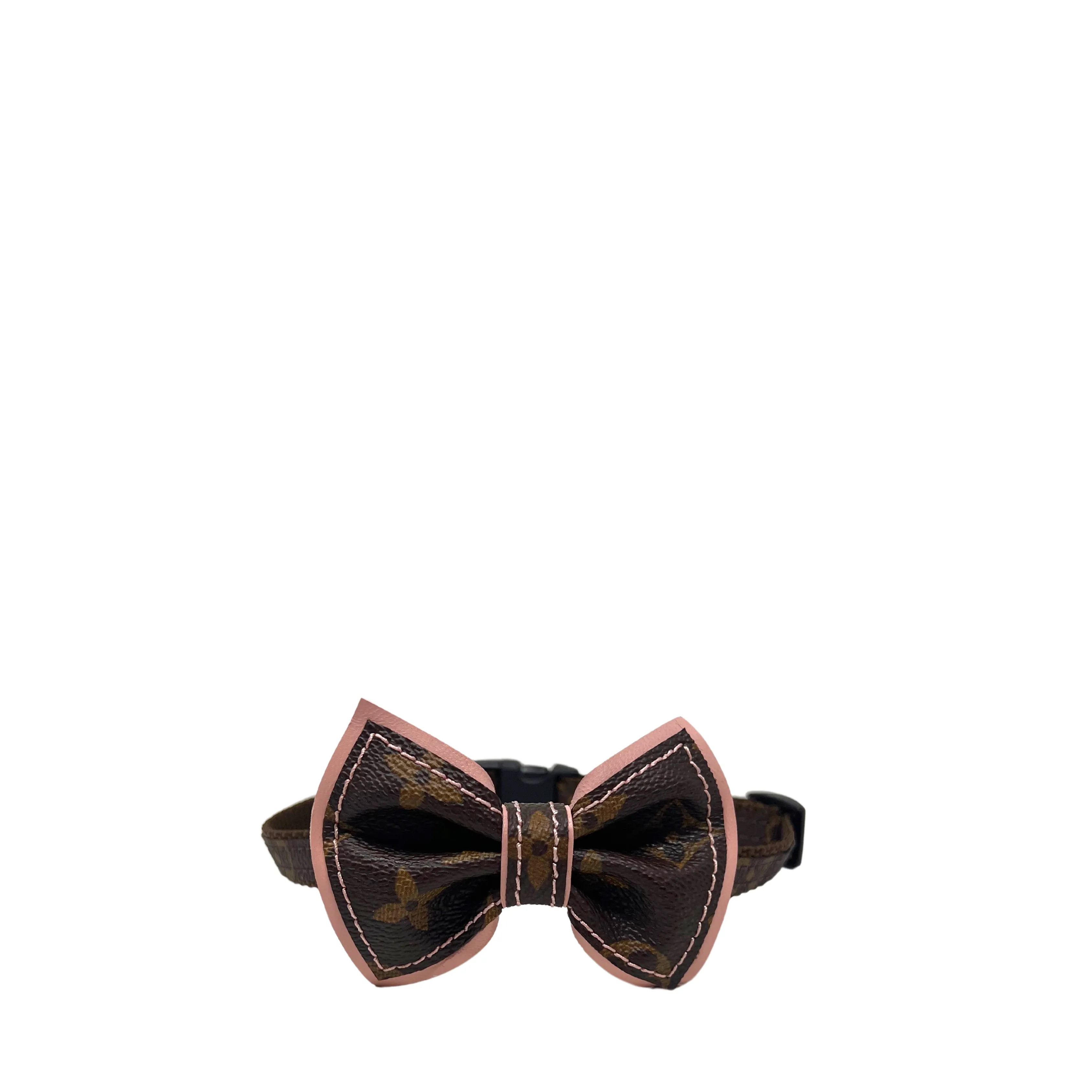 Louis Vuitton Luxury Repurposed Dog Collars