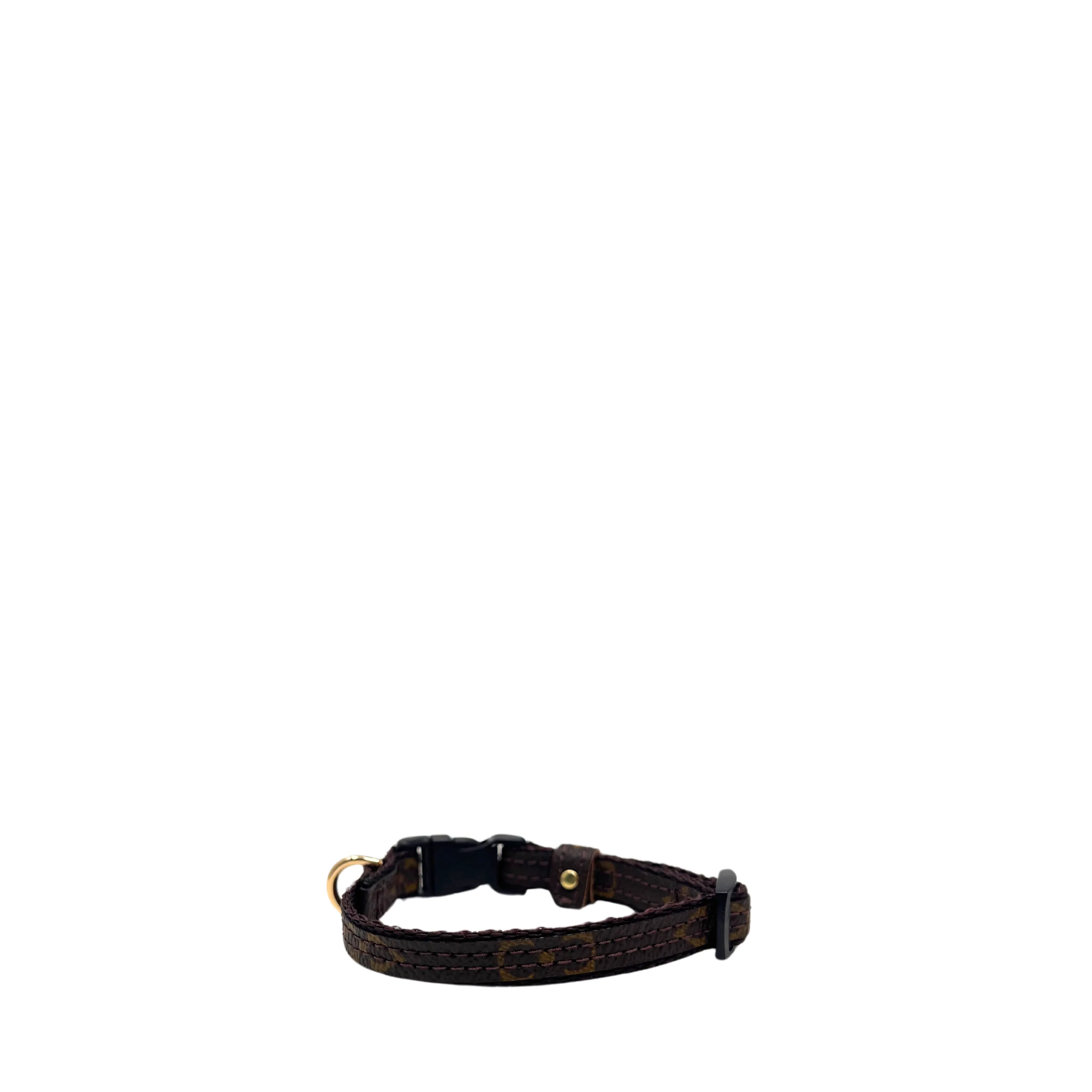 Louis Vuitton Luxury Repurposed Dog Collars