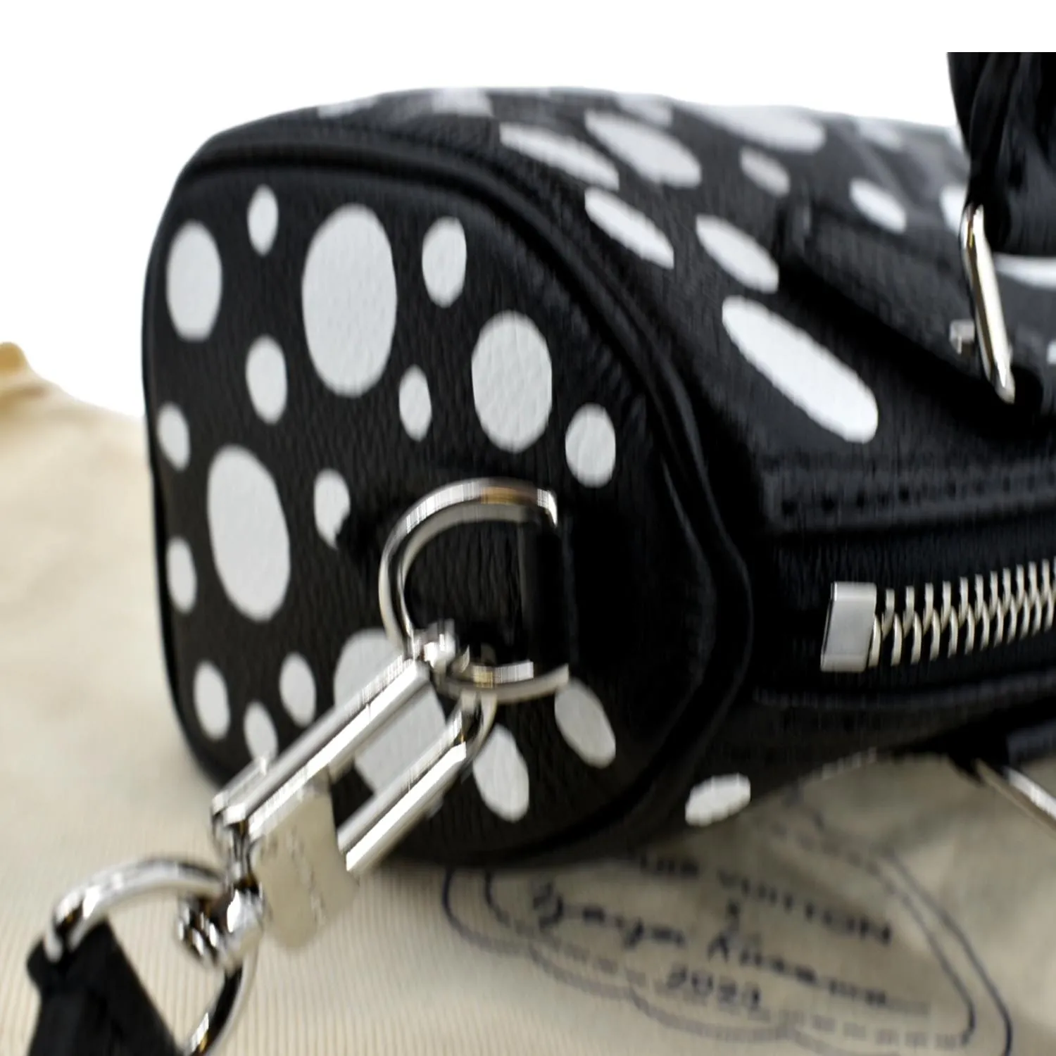 Louis Vuitton LV x YK Nano Speedy Monogram Empreinte Leather Shoulder bag Black/Bicolor