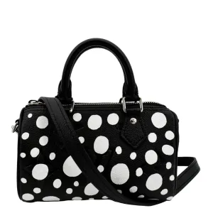 Louis Vuitton LV x YK Nano Speedy Monogram Empreinte Leather Shoulder bag Black/Bicolor
