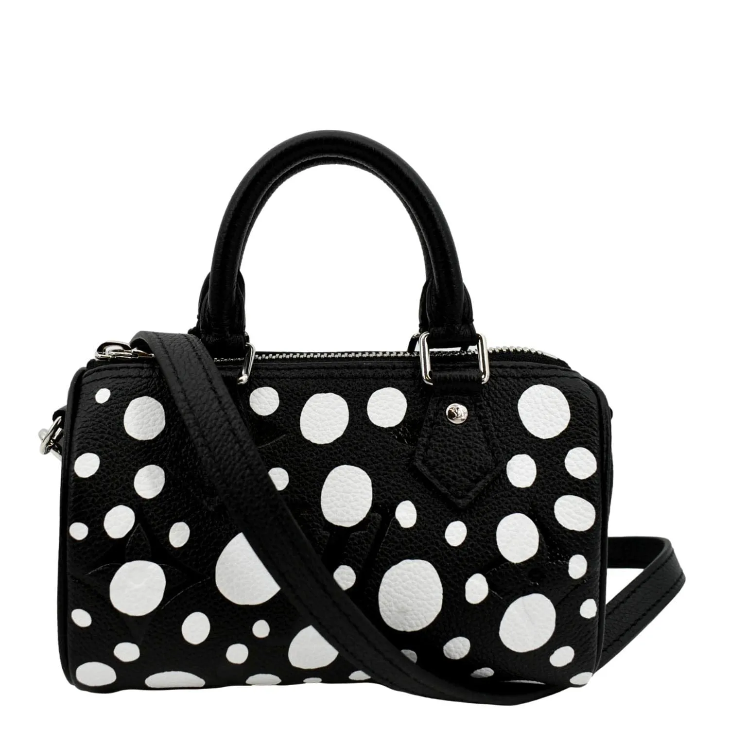 Louis Vuitton LV x YK Nano Speedy Monogram Empreinte Leather Shoulder bag Black/Bicolor