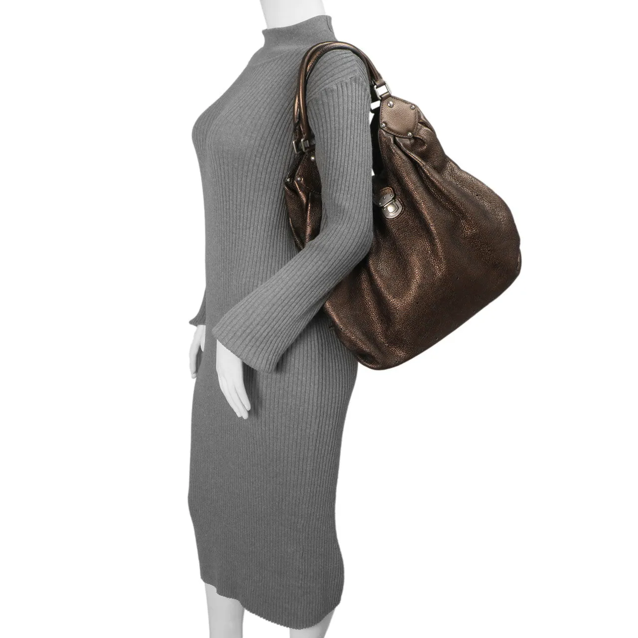 Louis Vuitton Metallic Mordore Monogram Mahina XL