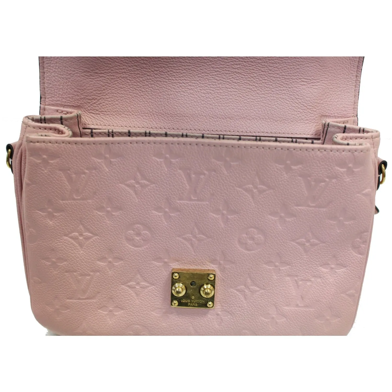 LOUIS VUITTON Metis Pochette Empreinte Leather Crossbody Bag Rose Poudre - 15% OFF