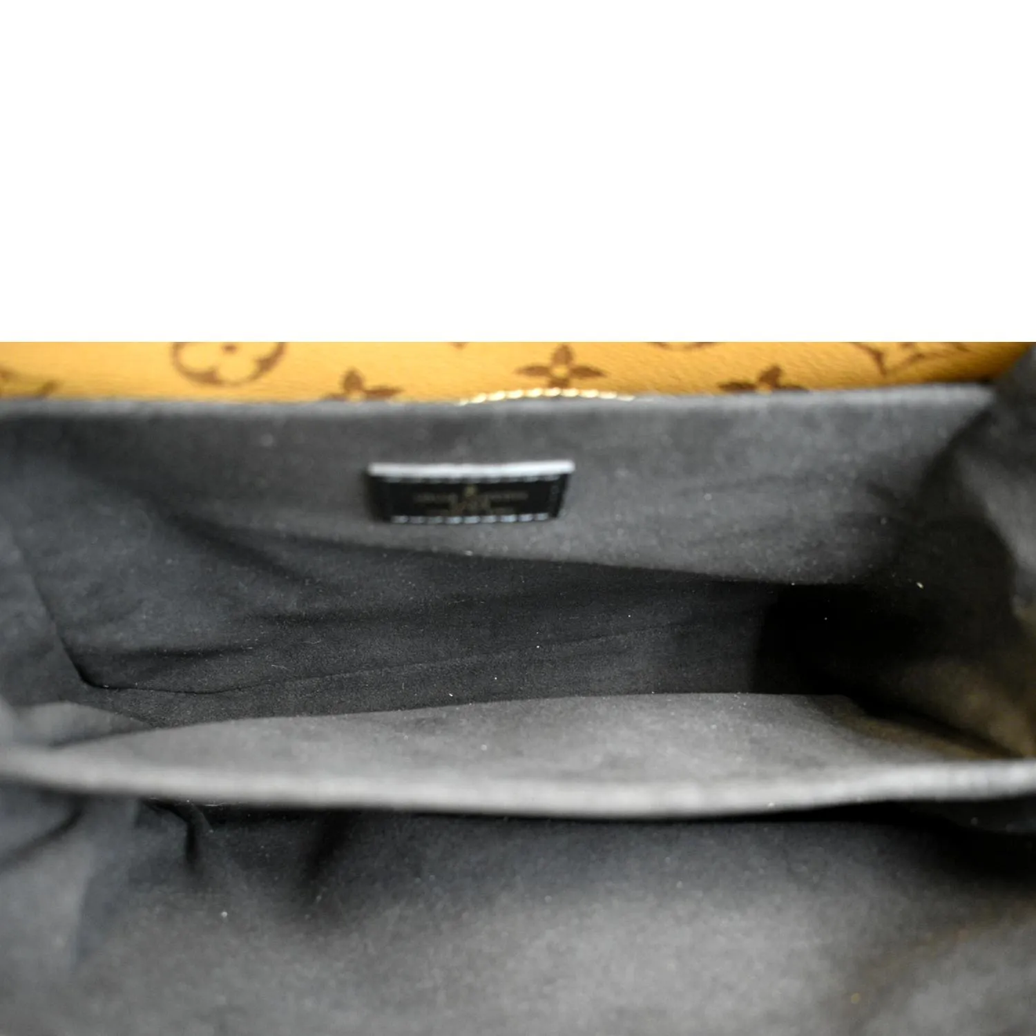 LOUIS VUITTON Metis Pochette Reverse Monogram Canvas Crossbody Bag Brown