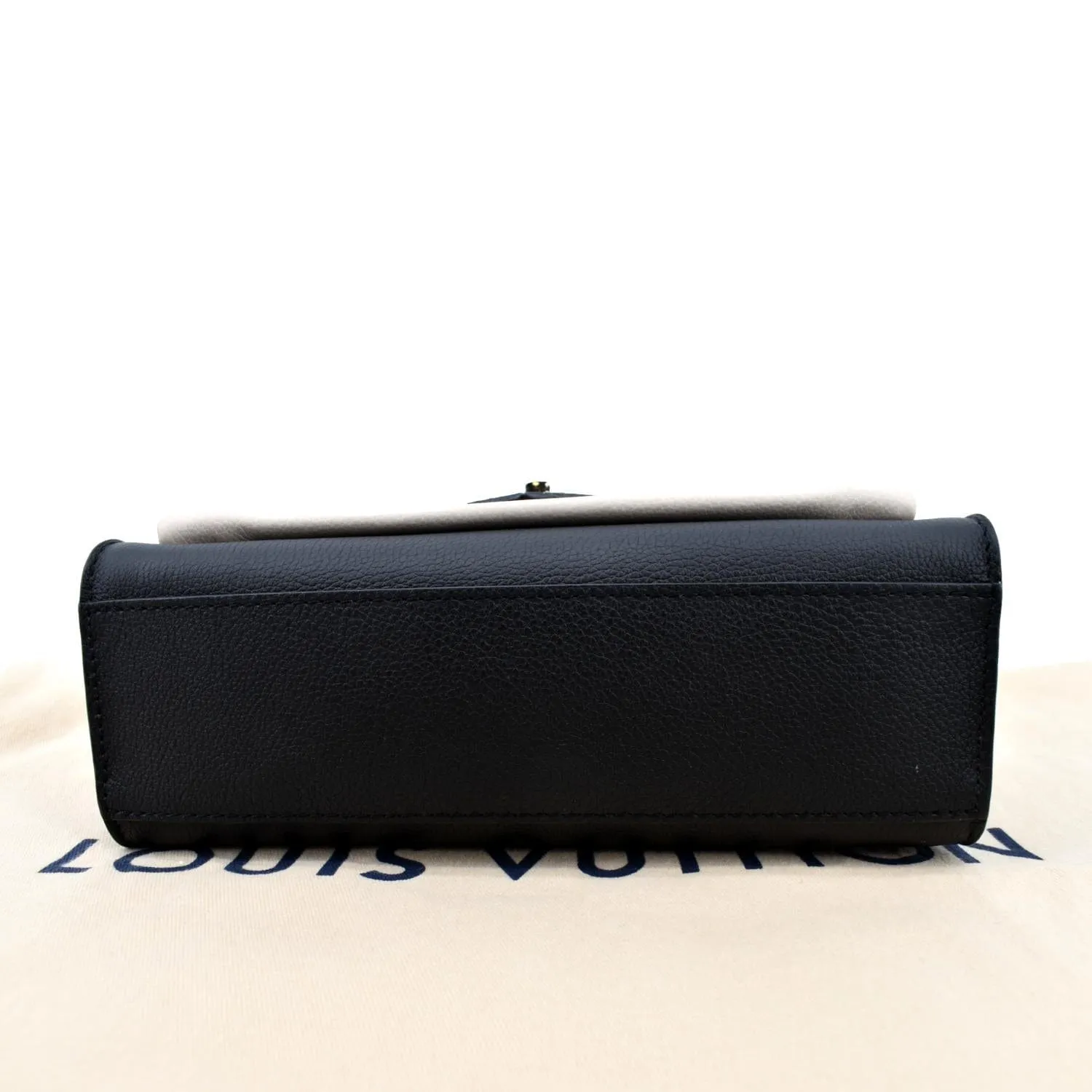 LOUIS VUITTON MyLockme BB Python Leather Crossbody Bag Black