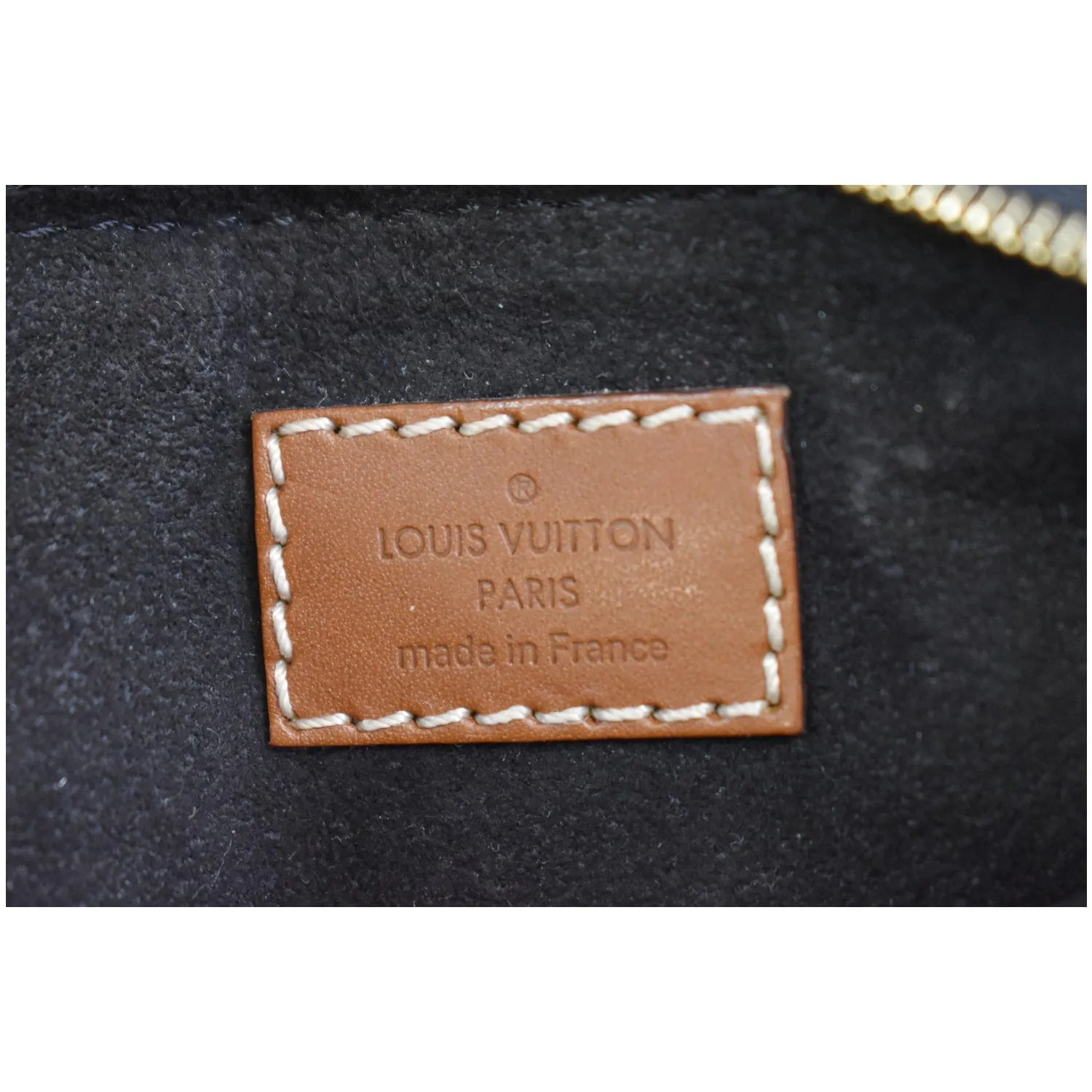 LOUIS VUITTON Nano Pallas Monogram Canvas Crossbody Bag Brown