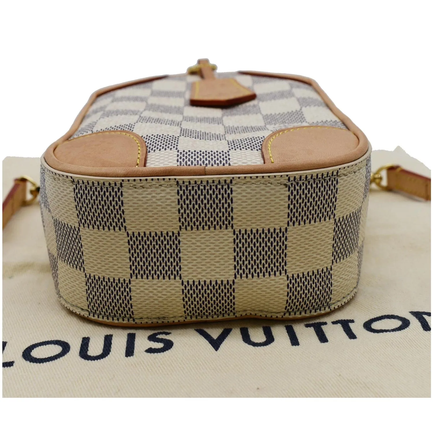 LOUIS VUITTON NeoKapi Damier Azur Shoulder Bag White