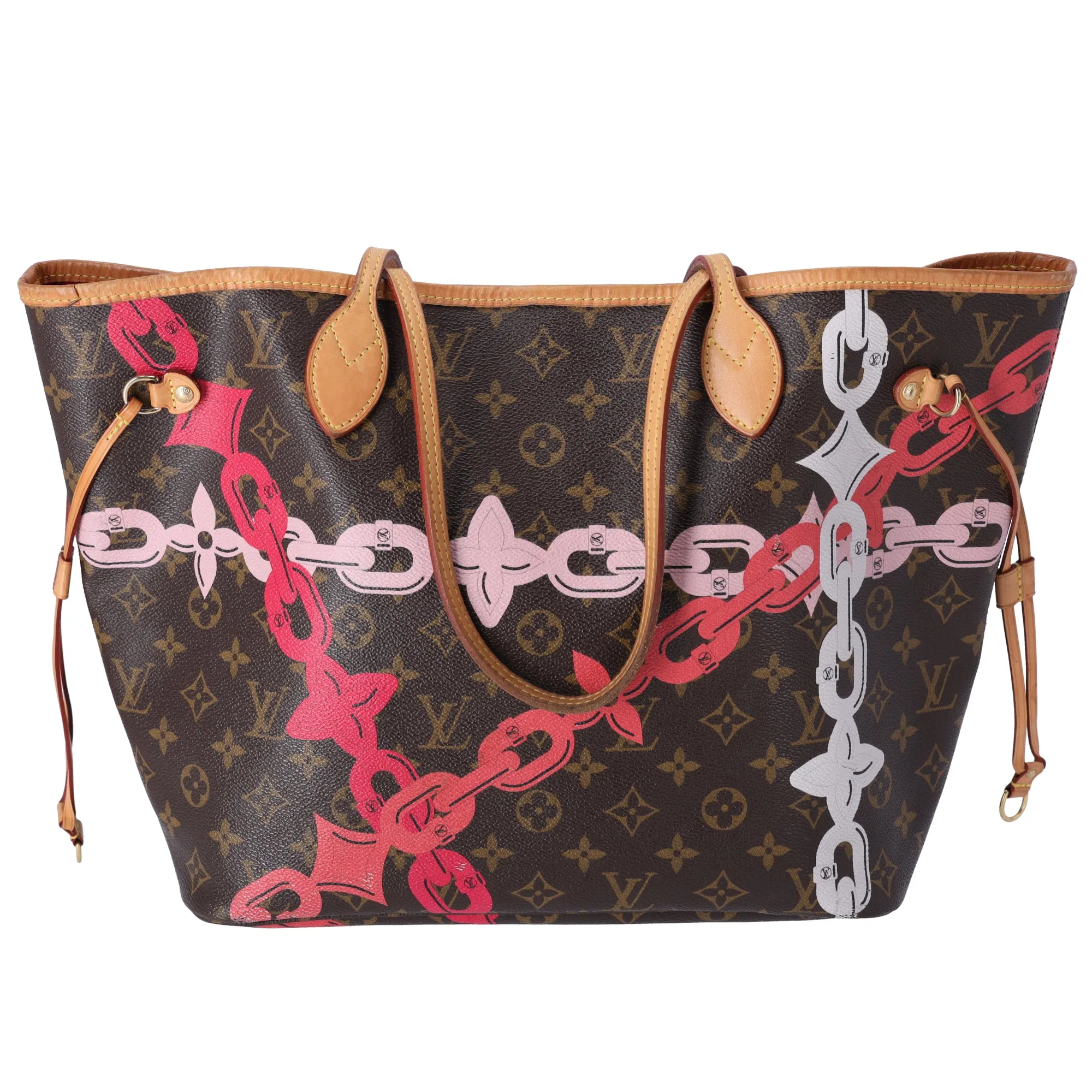Louis Vuitton Neverfull MM Monogram Bay Rose Ballerine Poppy Pink   Pouch