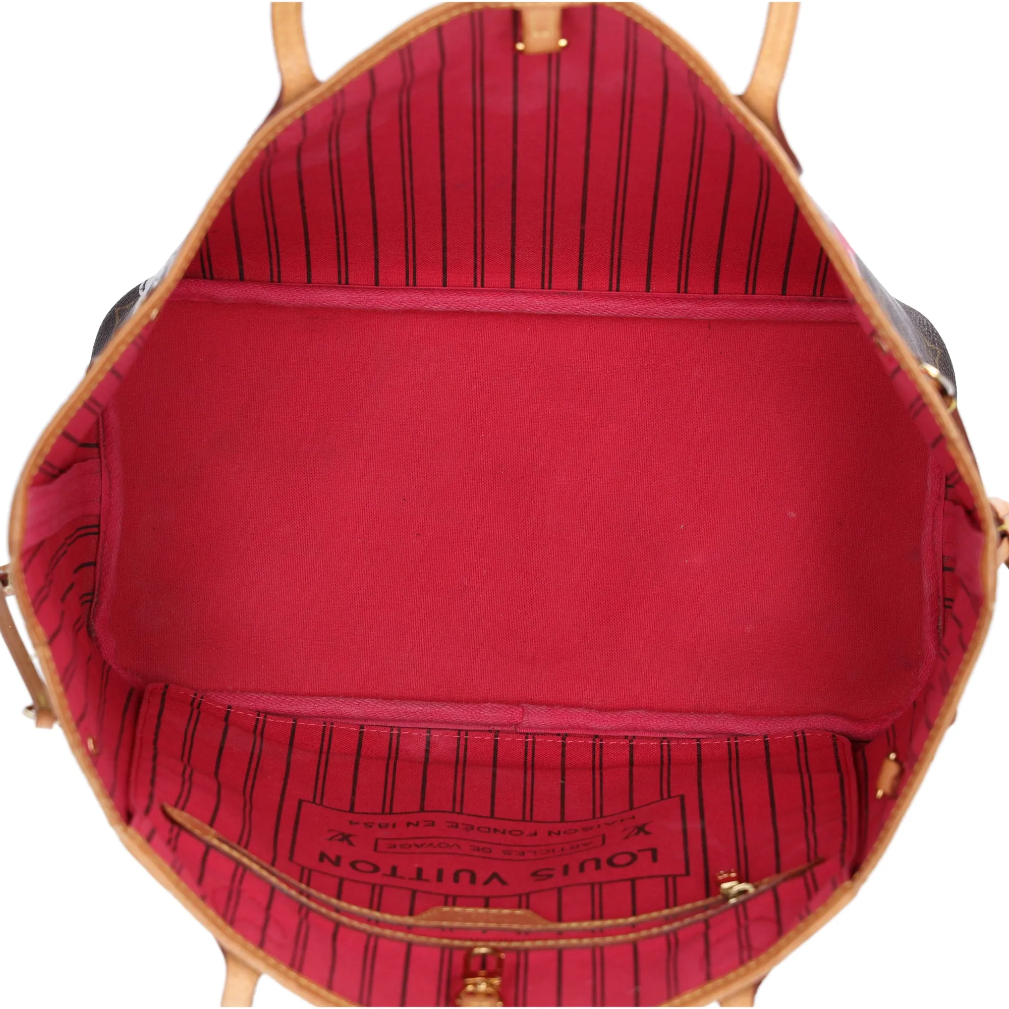 Louis Vuitton Neverfull MM Monogram Bay Rose Ballerine Poppy Pink   Pouch