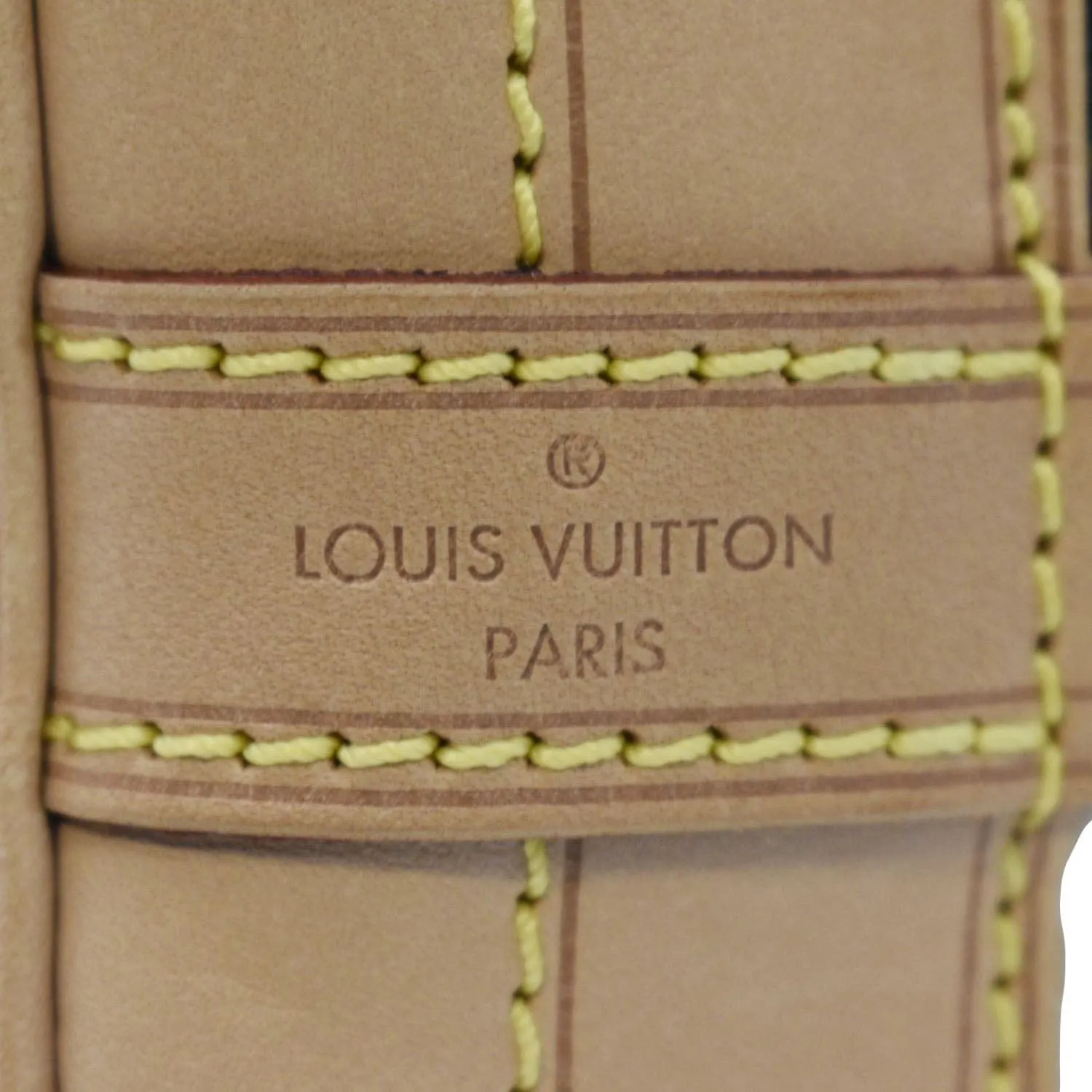LOUIS VUITTON Noe Monogram Rayures Shoulder Bag Ivory