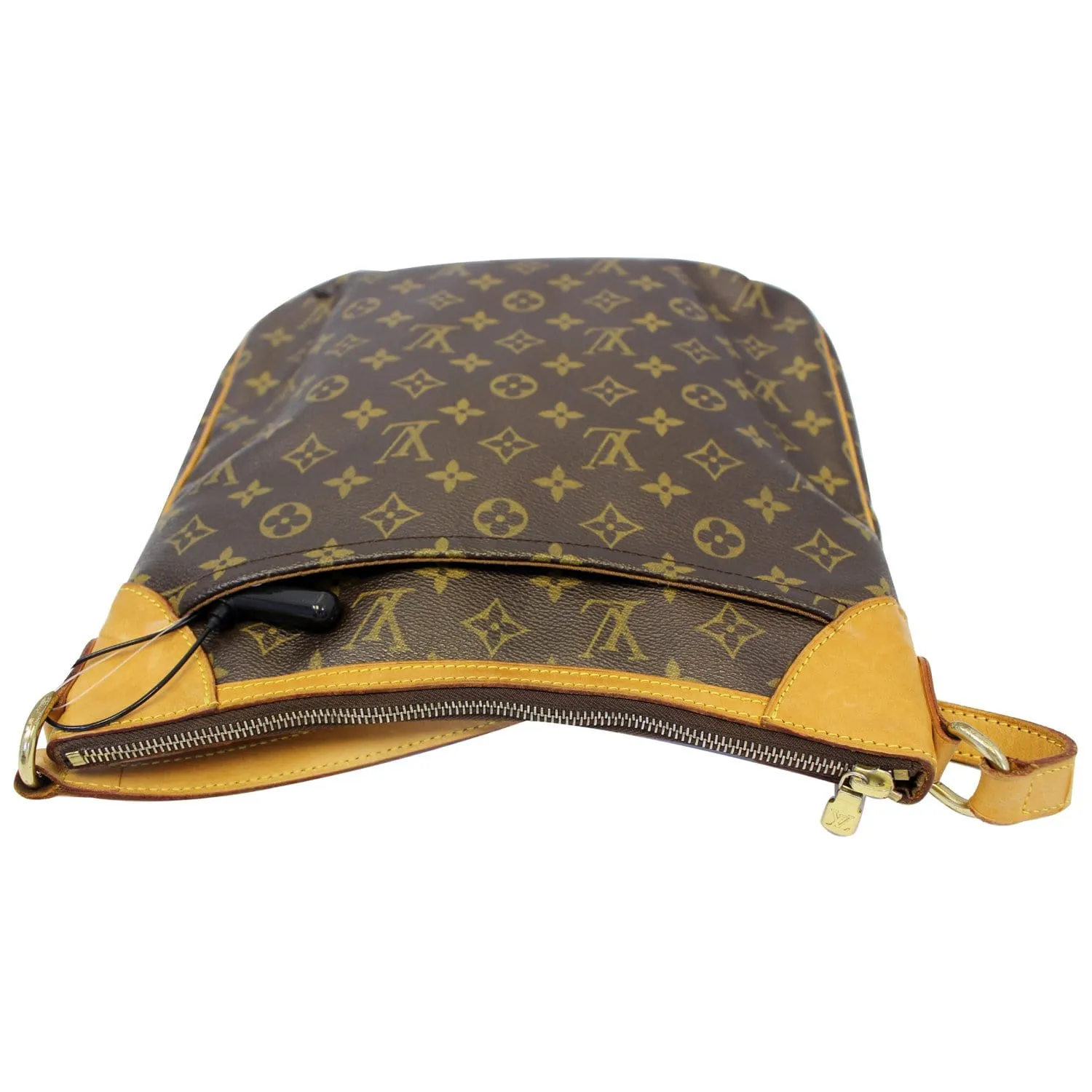 LOUIS VUITTON Odeon MM Monogram Canvas Shoulder Bag Brown