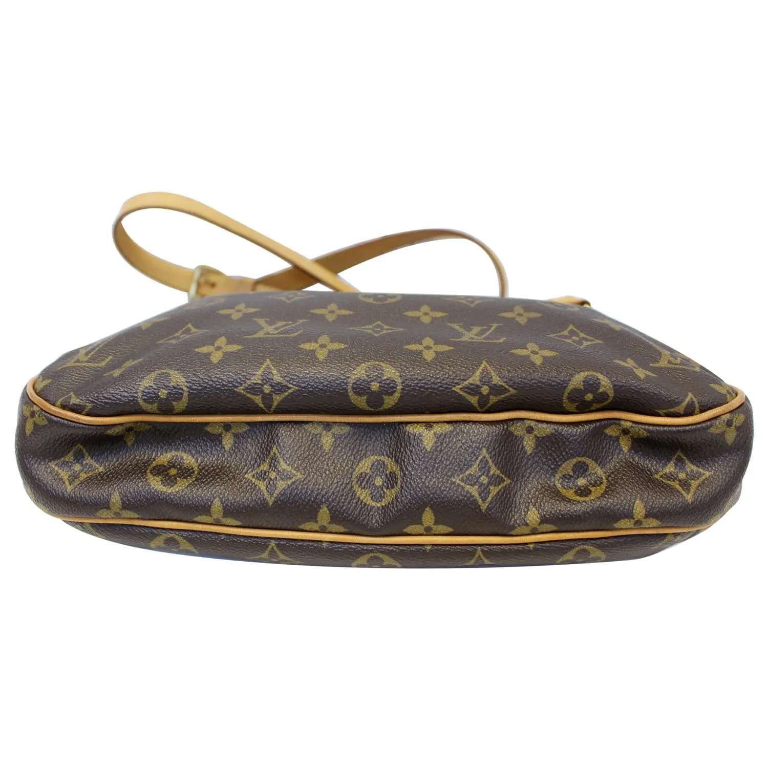 LOUIS VUITTON Odeon MM Monogram Canvas Shoulder Bag Brown