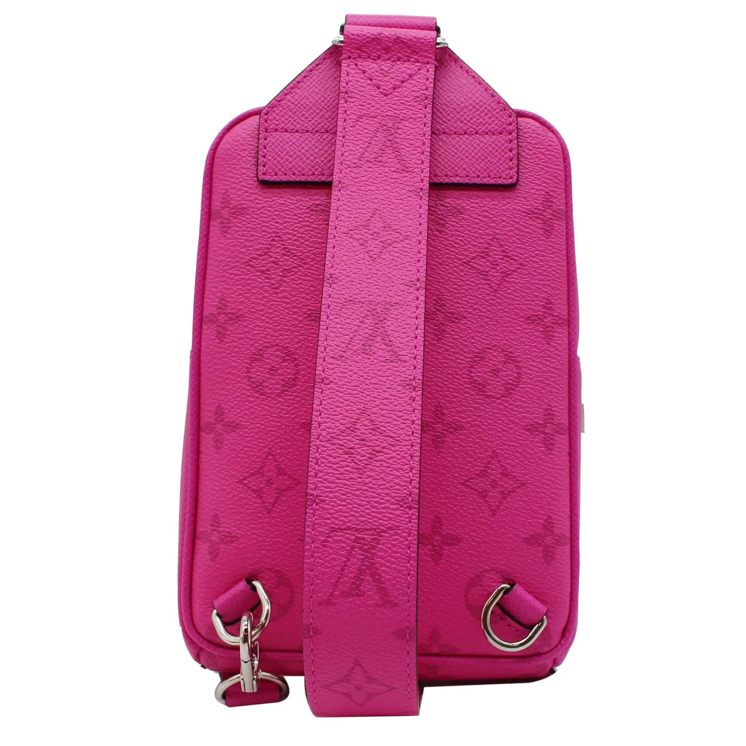 LOUIS VUITTON Outdoor Sling Taigarama Crossbody Bag Fuchsia