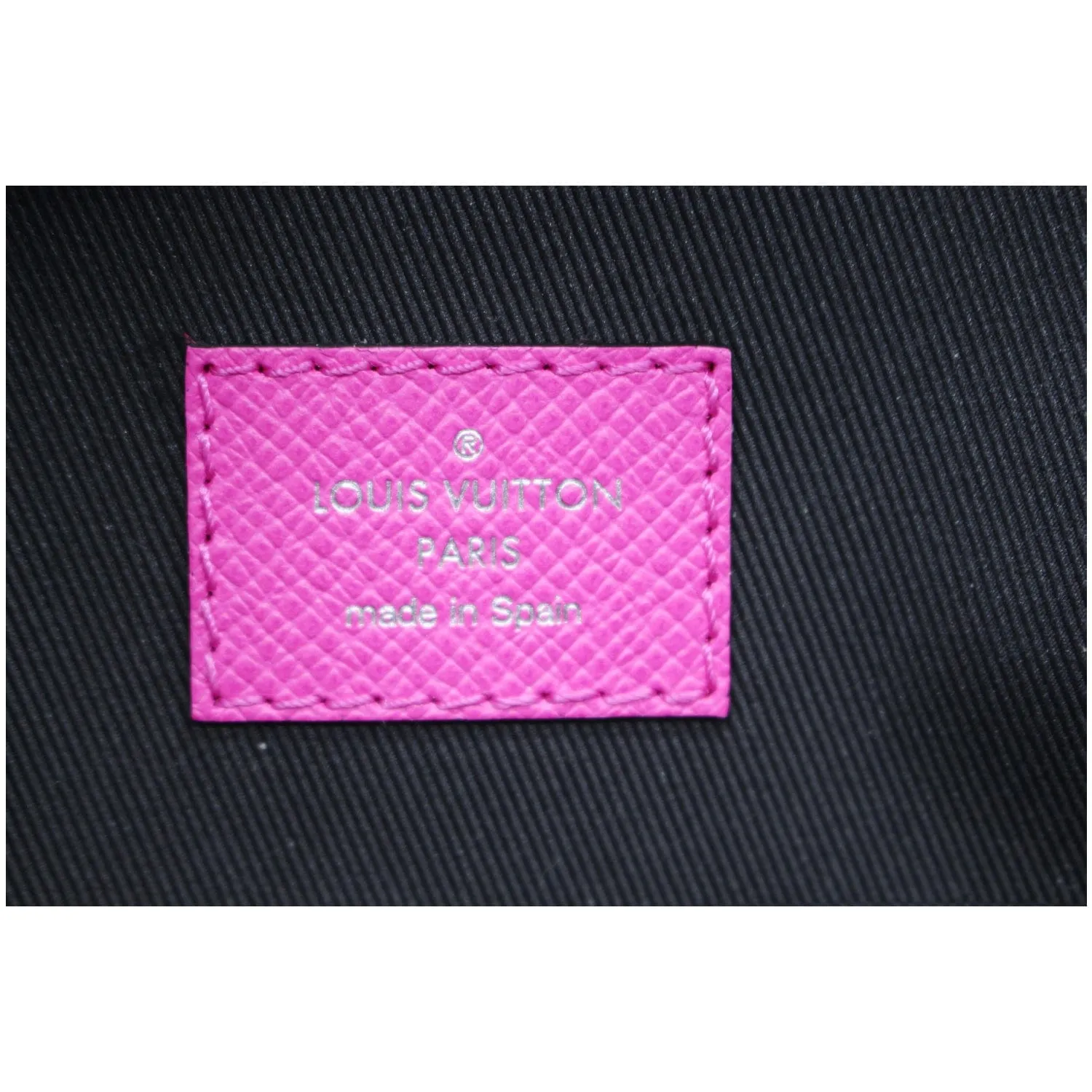 LOUIS VUITTON Outdoor Sling Taigarama Crossbody Bag Fuchsia