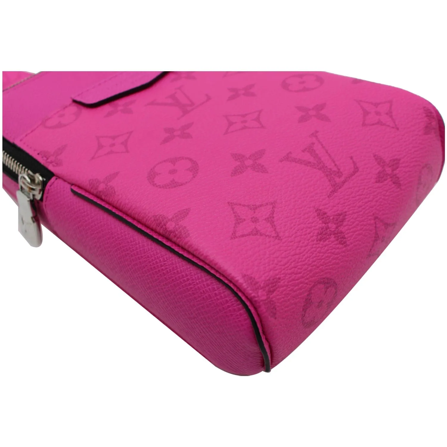 LOUIS VUITTON Outdoor Sling Taigarama Crossbody Bag Fuchsia