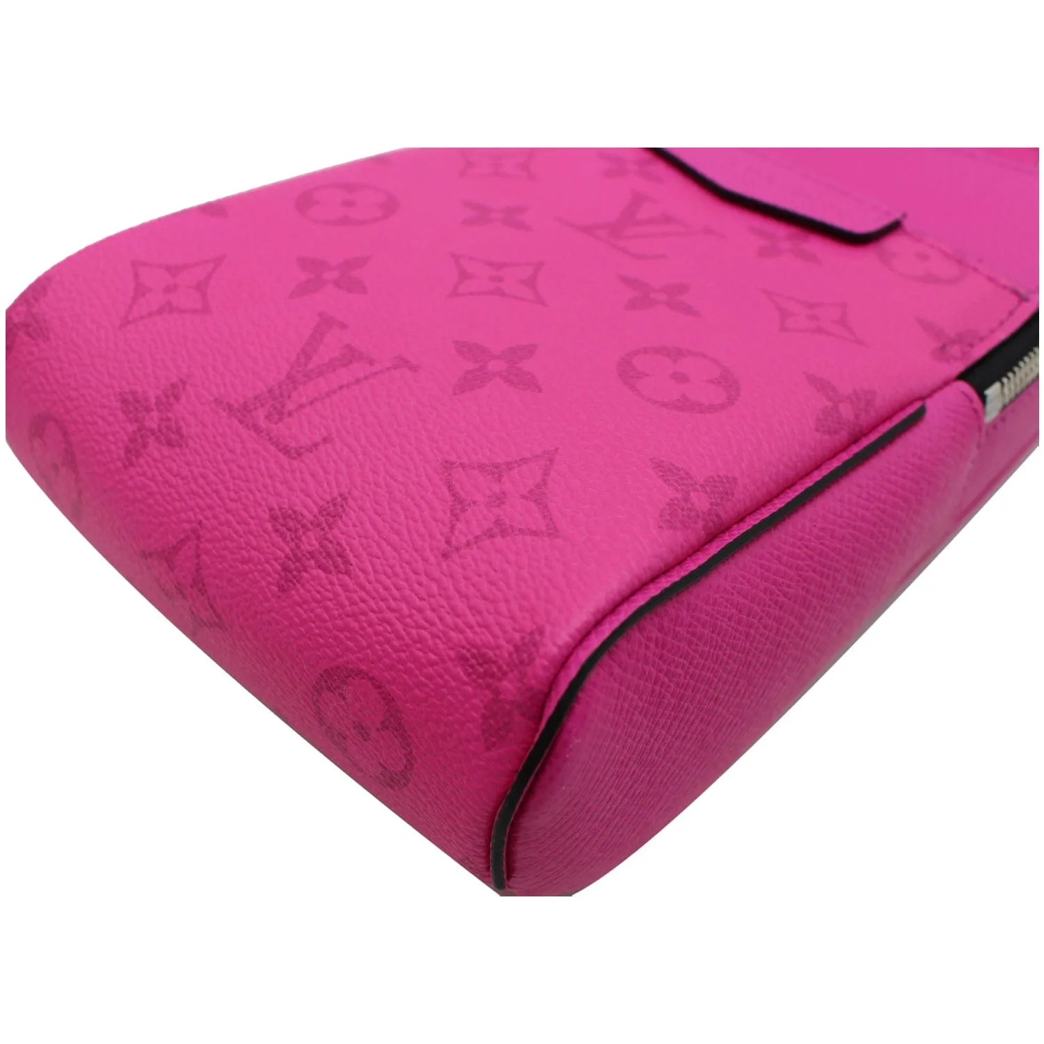 LOUIS VUITTON Outdoor Sling Taigarama Crossbody Bag Fuchsia