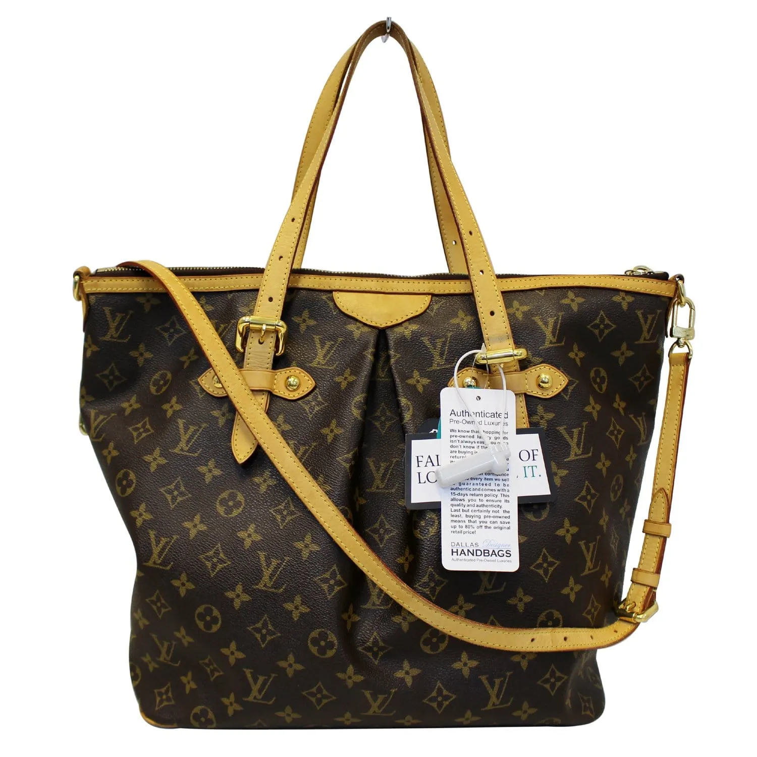 LOUIS VUITTON Palermo GM Monogram Canvas Tote Shoulder Bag