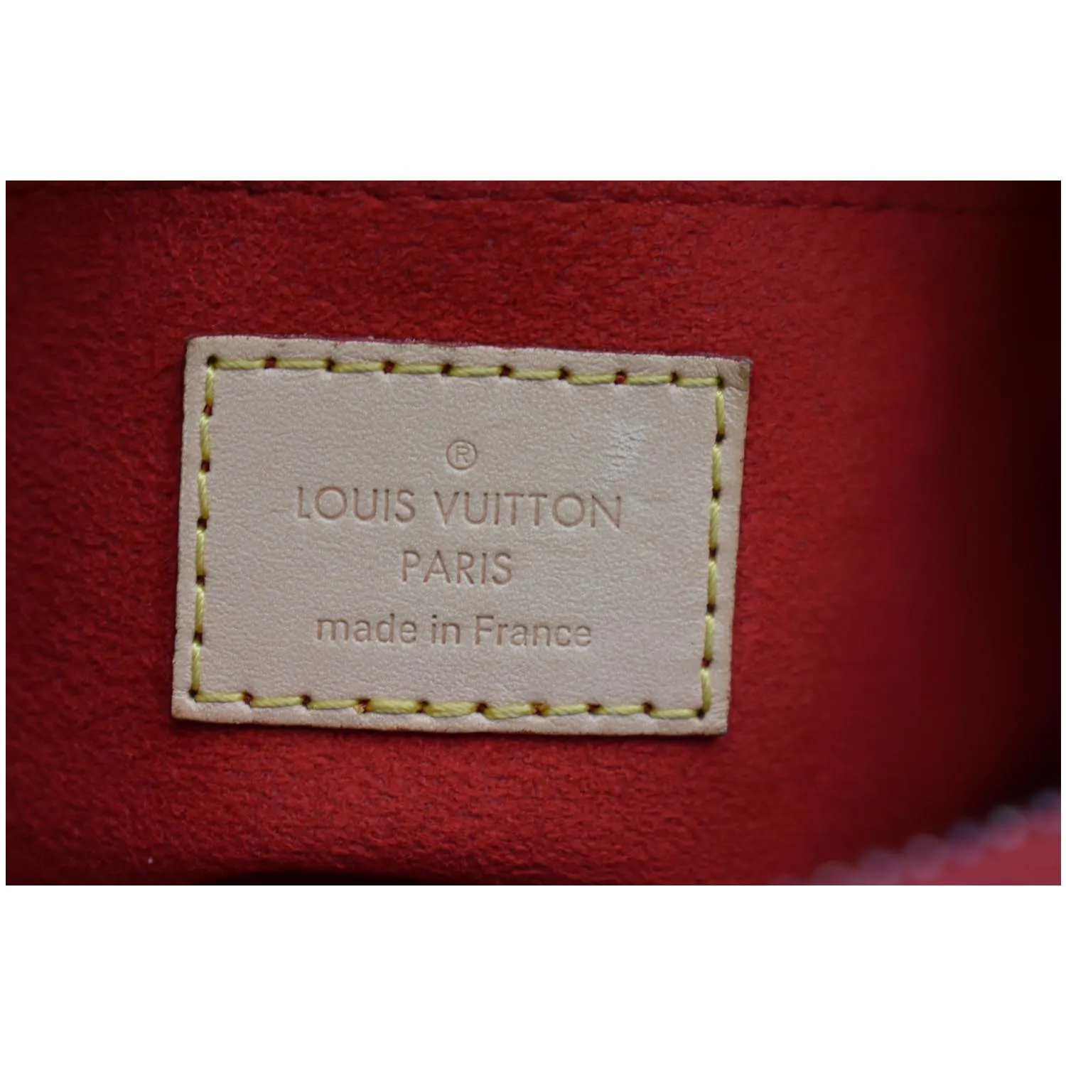LOUIS VUITTON Pallas BB Monogram Canvas Satchel Crossbody Bag Brown
