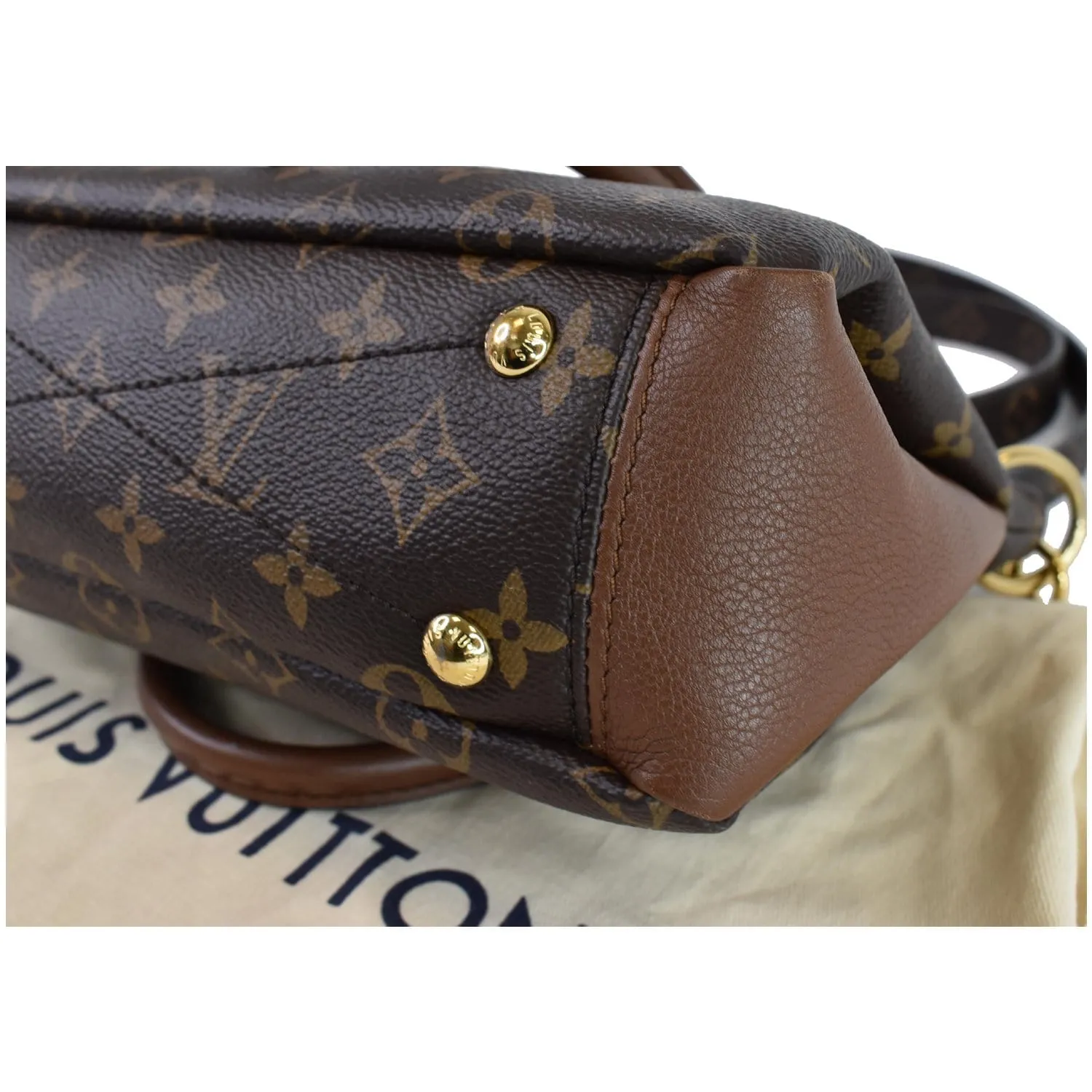 LOUIS VUITTON Pallas BB Monogram Canvas Shoulder Crossbody Bag Brown