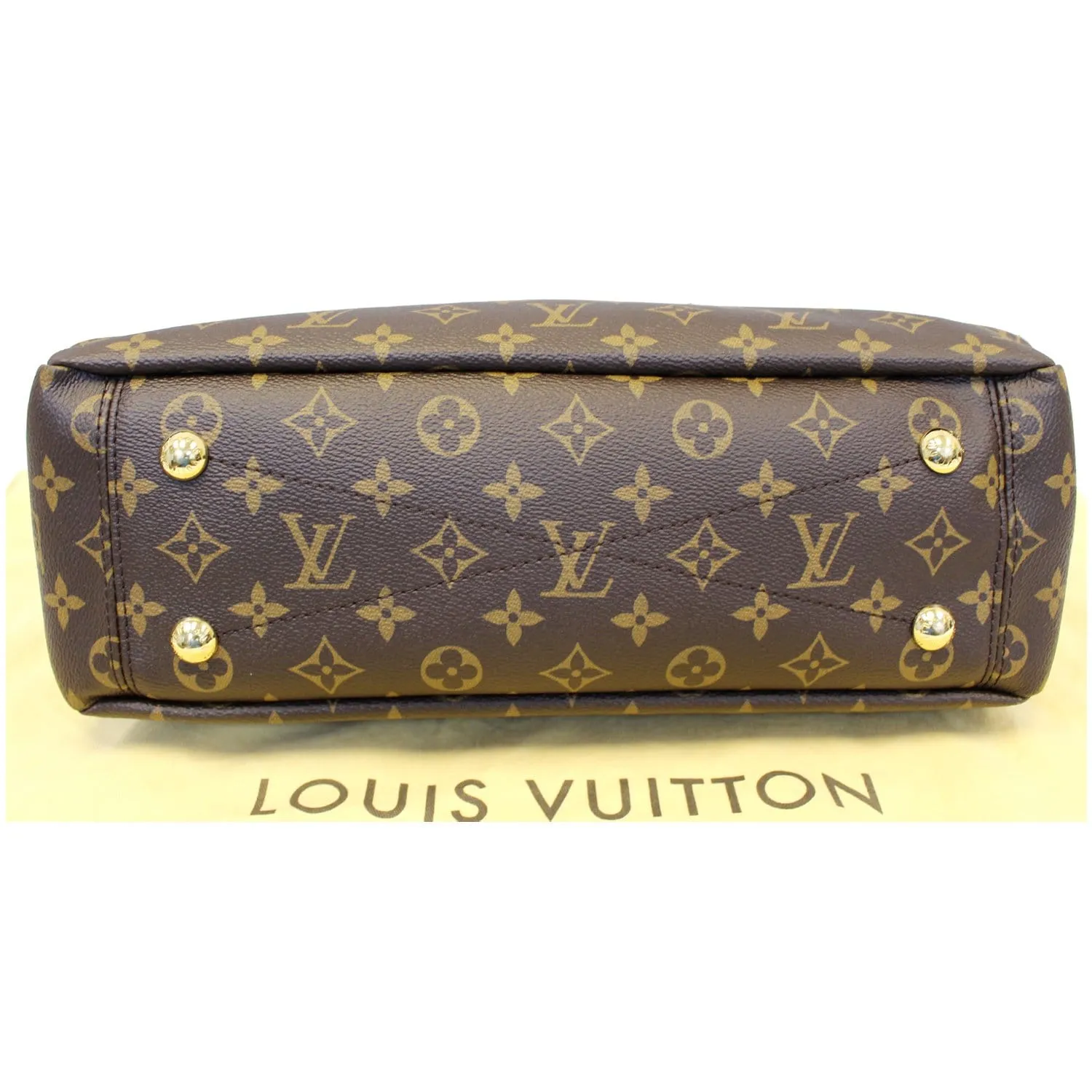 LOUIS VUITTON Pallas Chain Shopper Bag Monogram Canvas Cherry