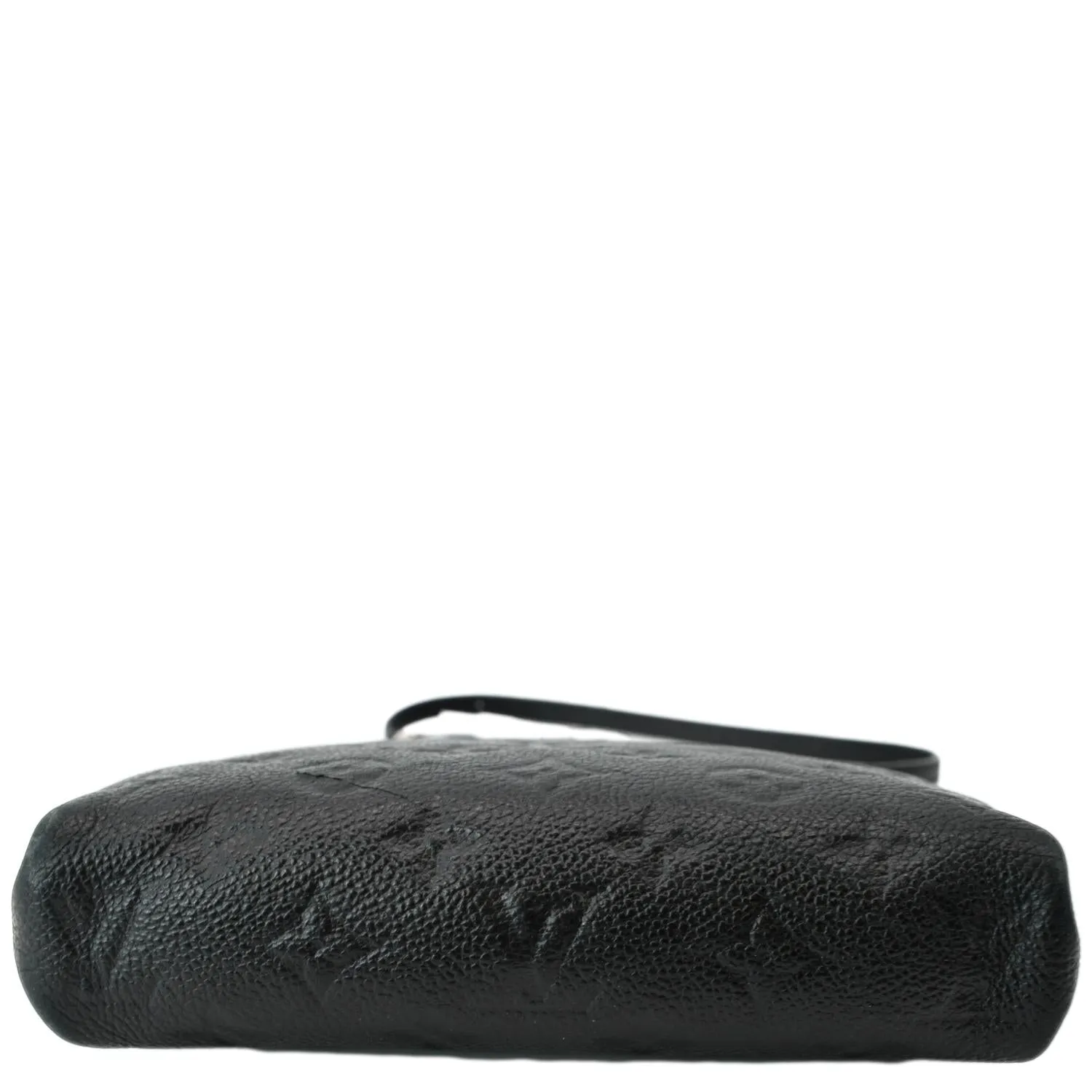 LOUIS VUITTON Pallas Monogram Empreinte Clutch Crossbody Bag Black