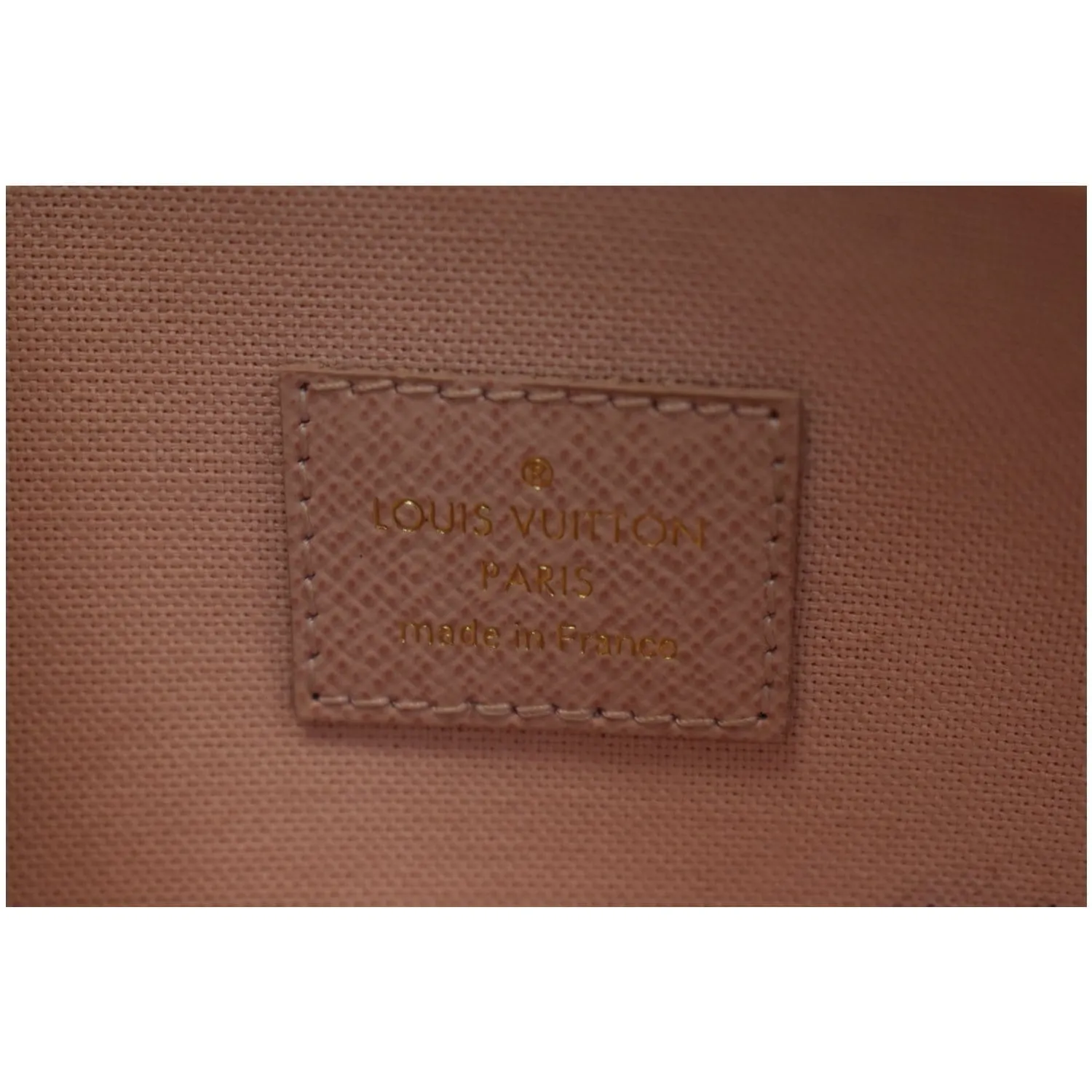 LOUIS VUITTON Pochette Felicie Damier Azur Crossbody Bag White