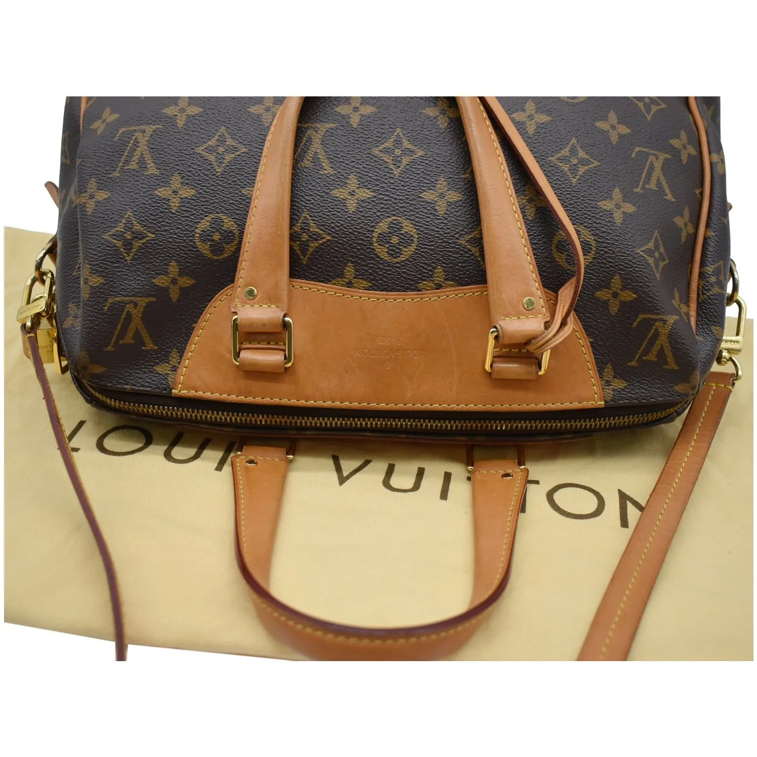 LOUIS VUITTON Retiro NM Monogram Canvas 2Way Shoulder Bag Brown