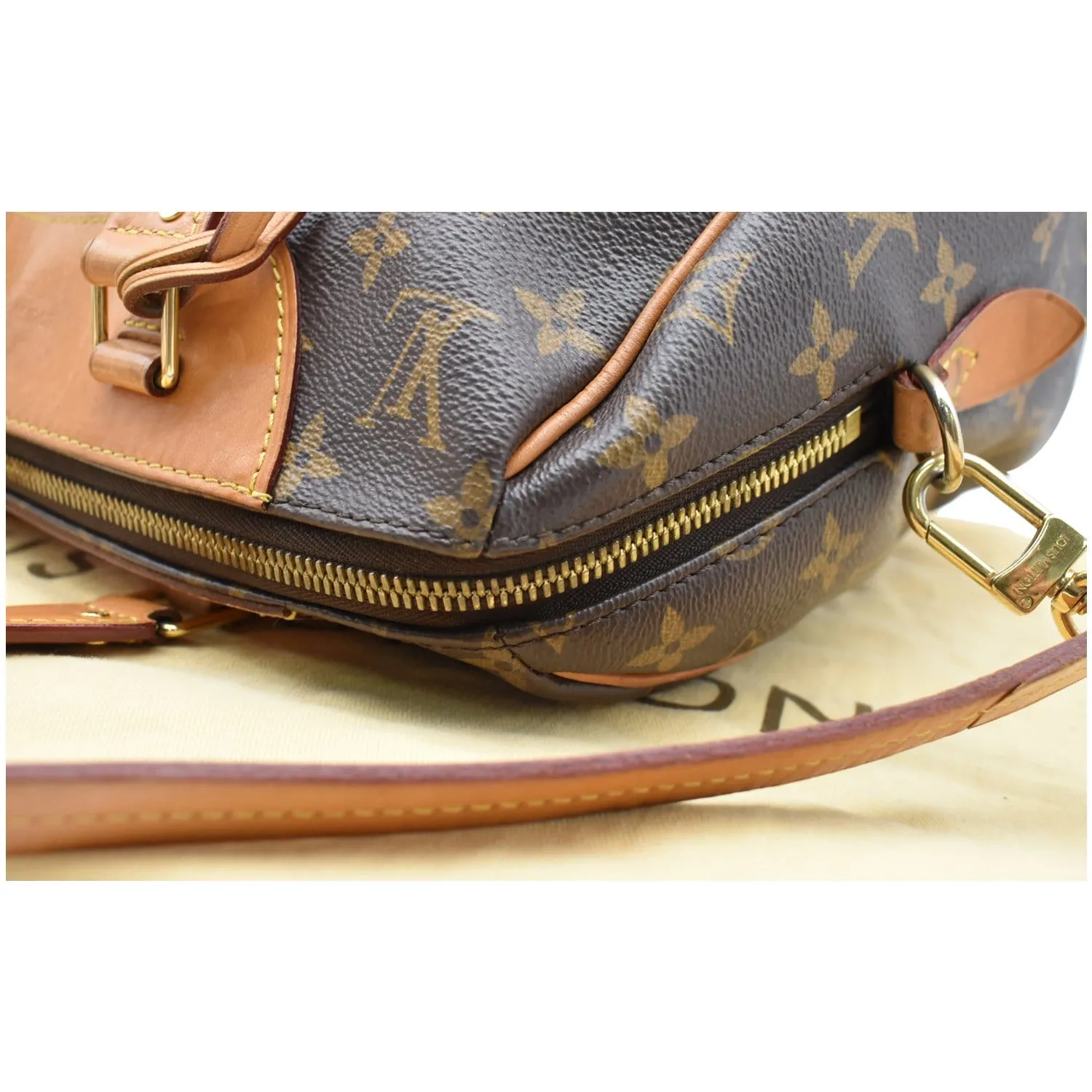 LOUIS VUITTON Retiro NM Monogram Canvas 2Way Shoulder Bag Brown