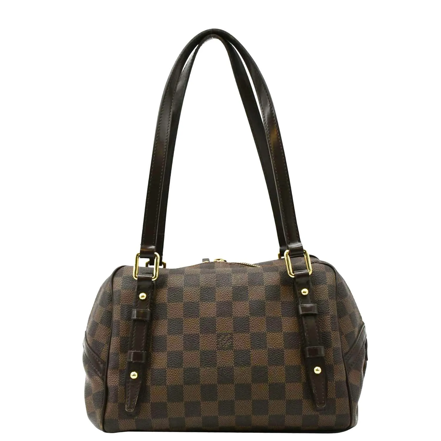 LOUIS VUITTON Rivington PM Damier Ebene Shoulder Bag Brown