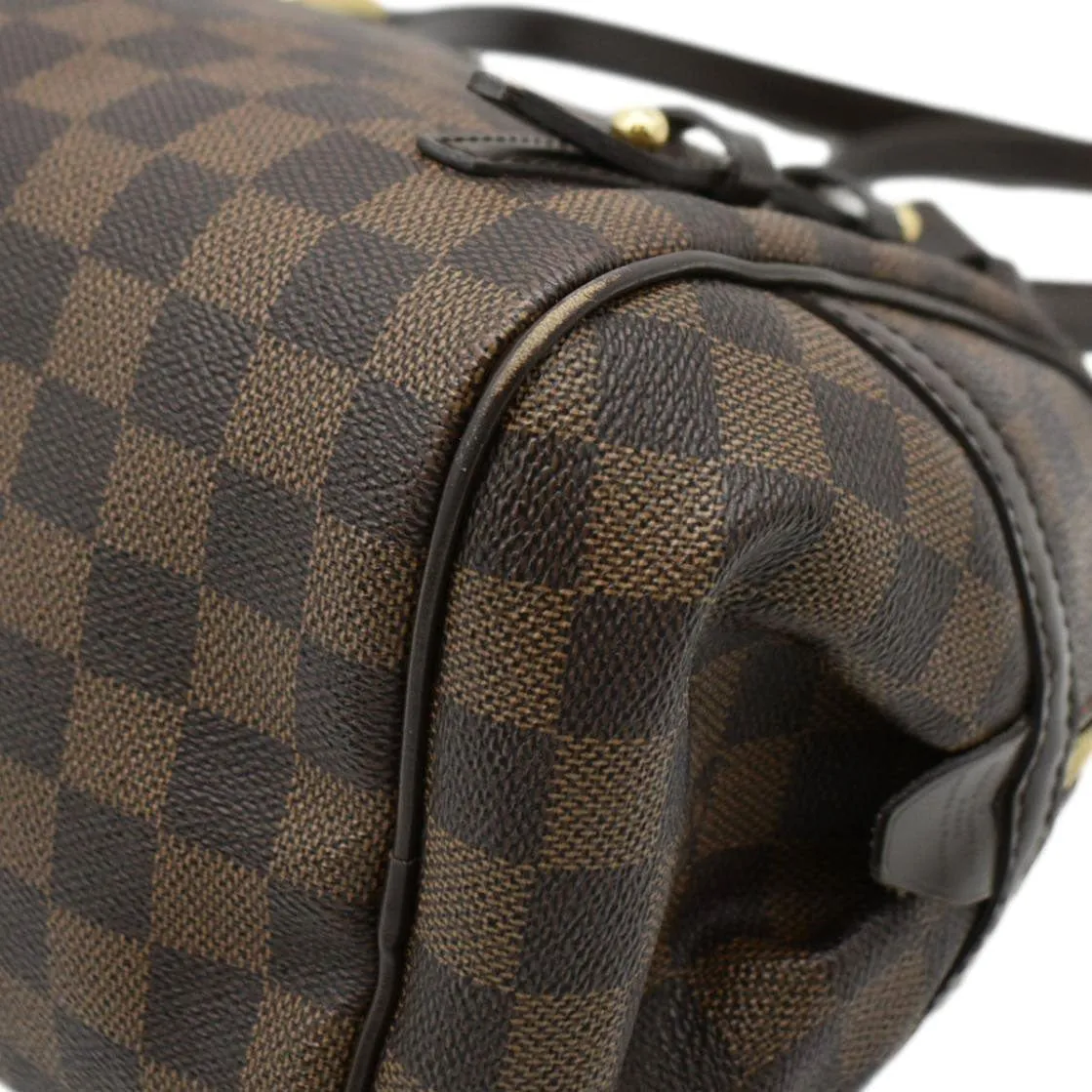 LOUIS VUITTON Rivington PM Damier Ebene Shoulder Bag Brown