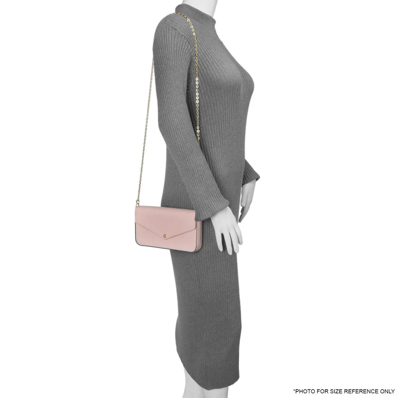 Louis Vuitton Rose Ballerine Vernis Pochette  Felicie