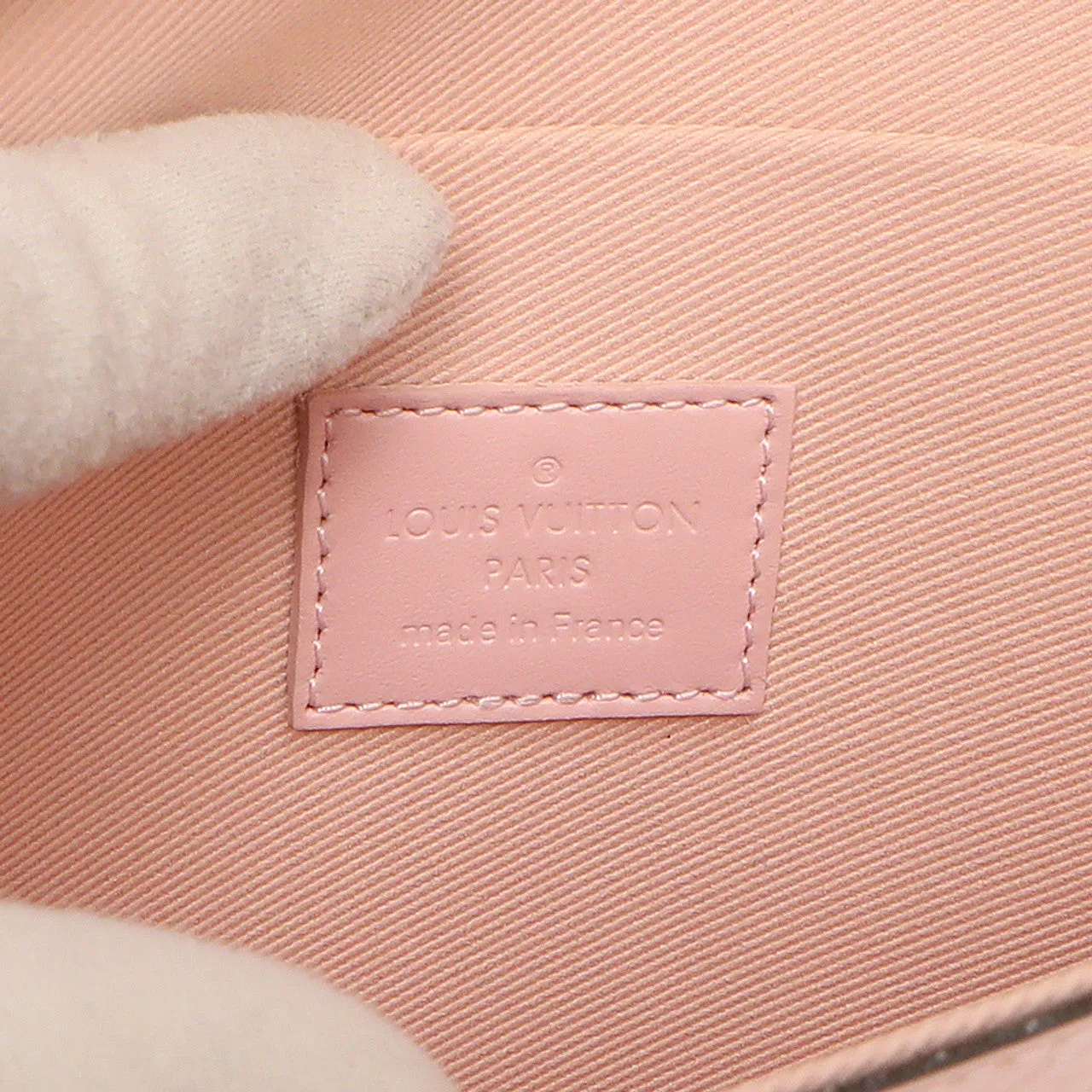 Louis Vuitton Rose Ballerine Vernis Pochette  Felicie