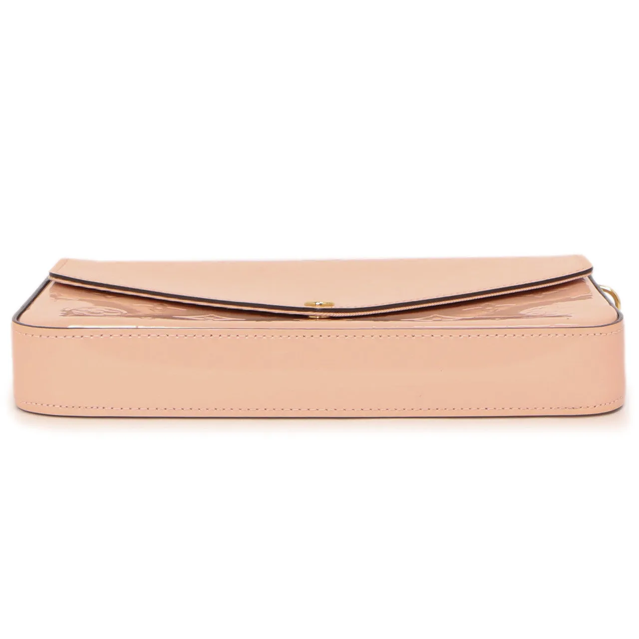Louis Vuitton Rose Ballerine Vernis Pochette  Felicie